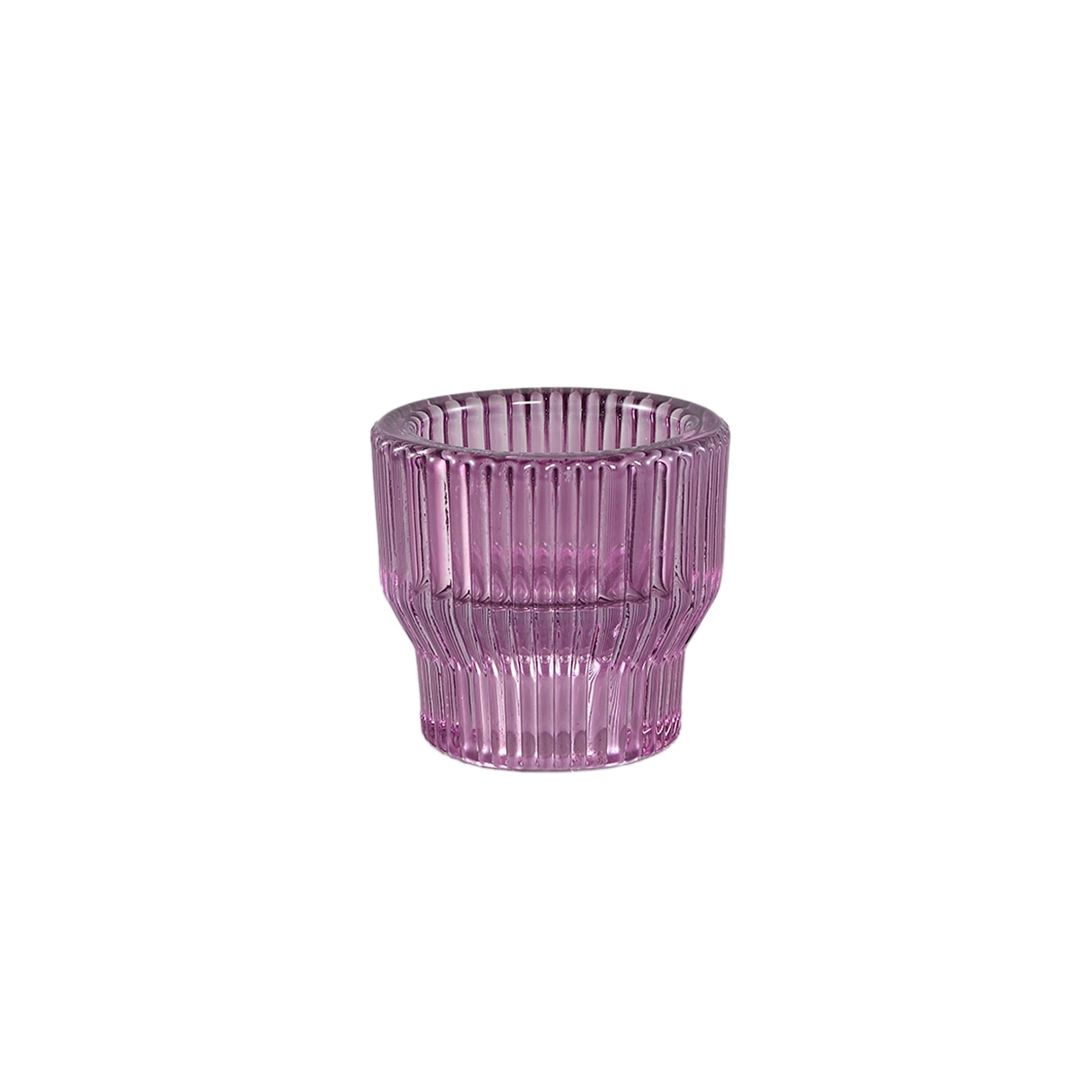 Nattiya Photophores en verre - Violet