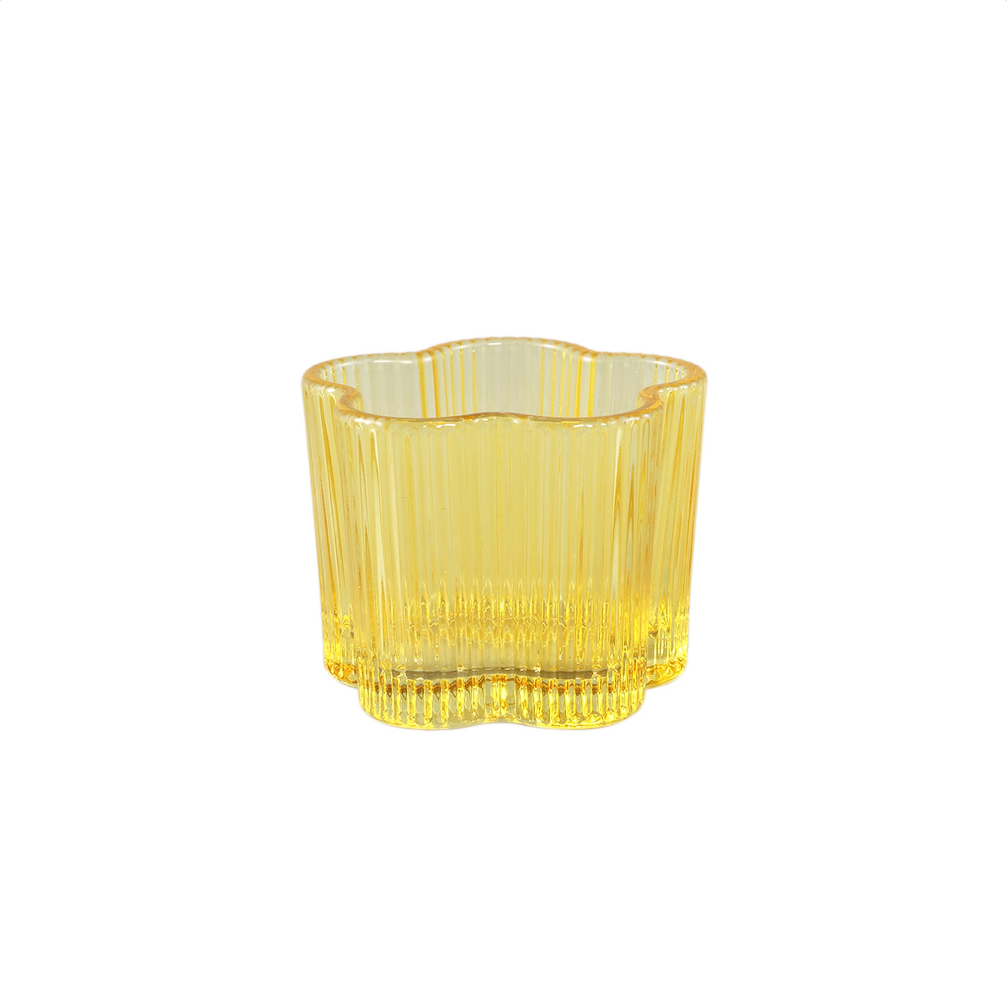 Keelagh Photophores en verre - Jaune