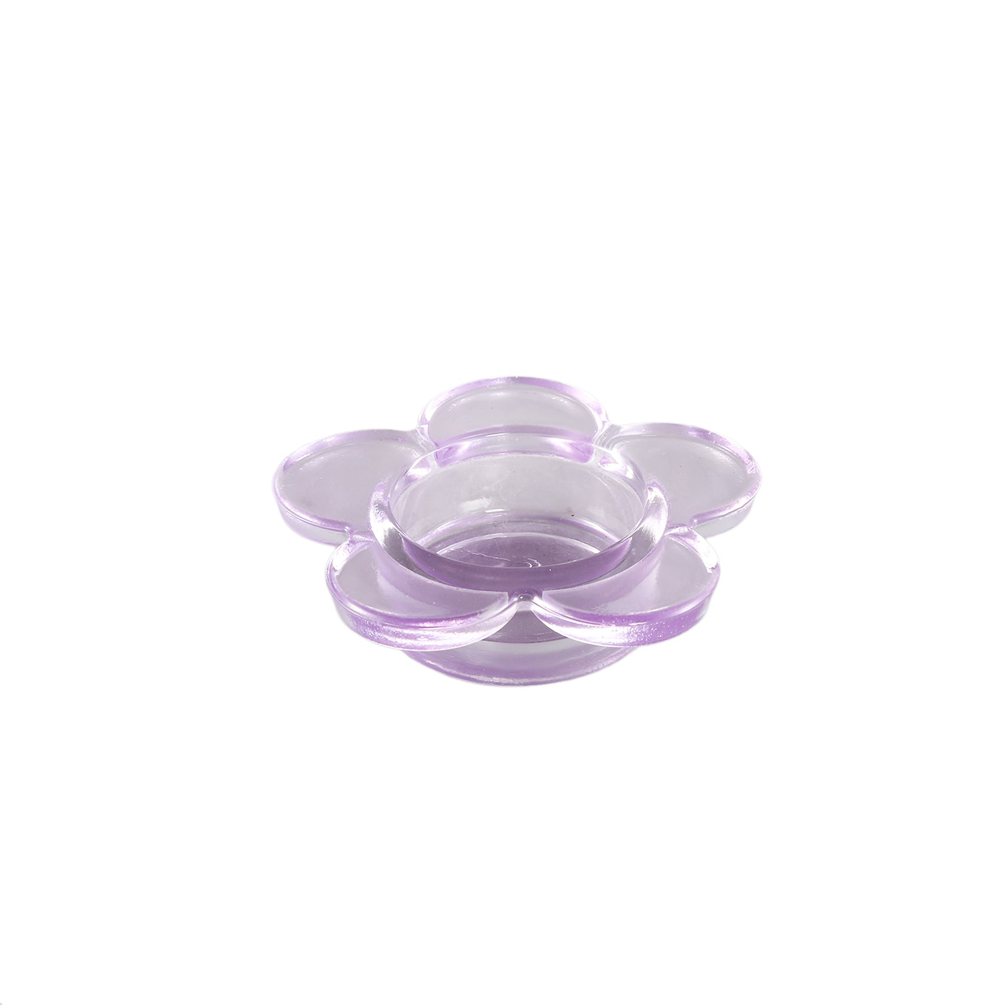 Bloomy Photophores en verre — Sprayed Thin Flower Tealight - Violet