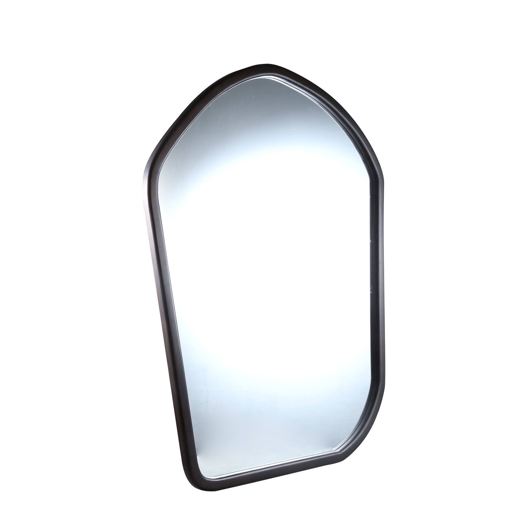 Denholm Brown solid wood big organic mirror