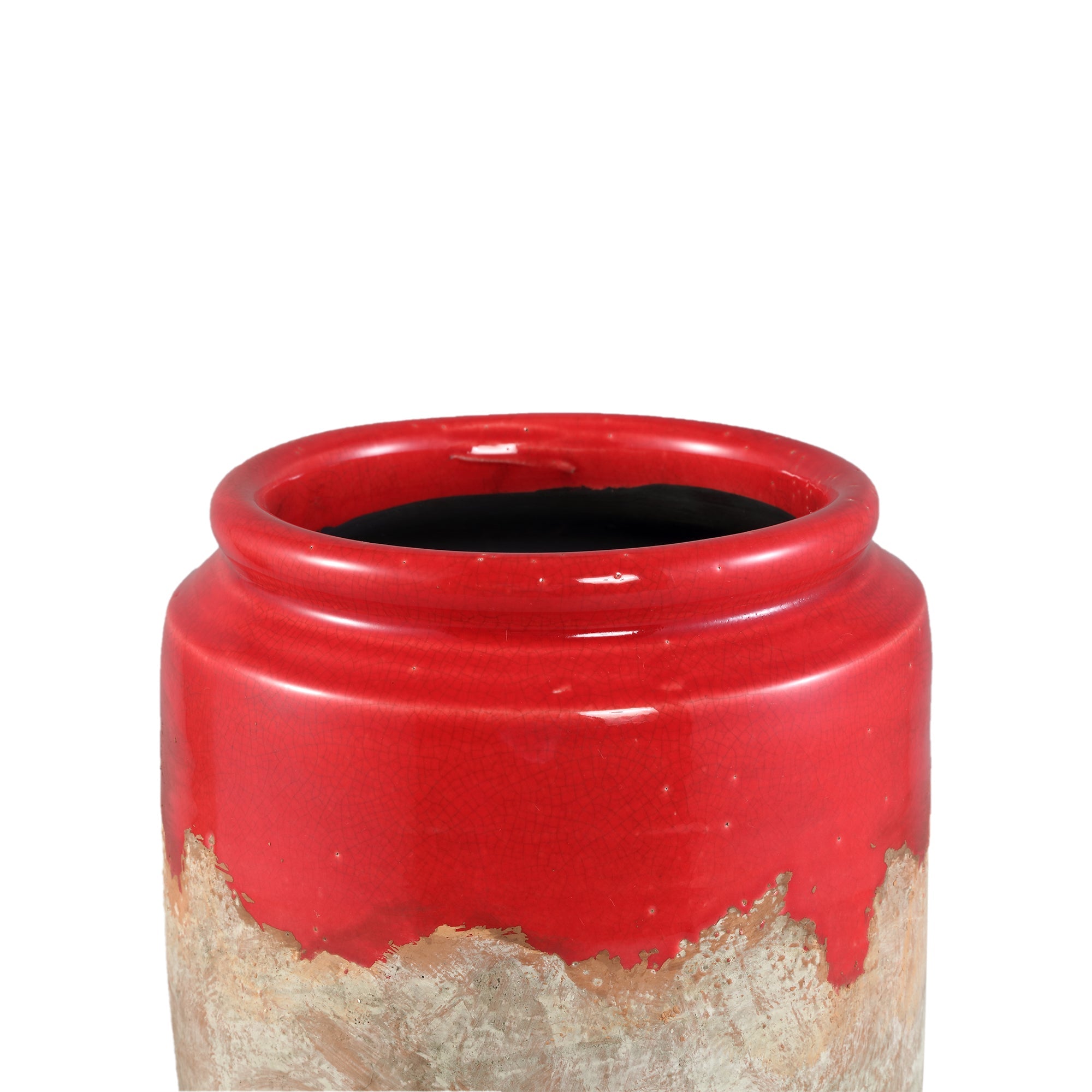 Pot Breffni — Céramique — Rouge
