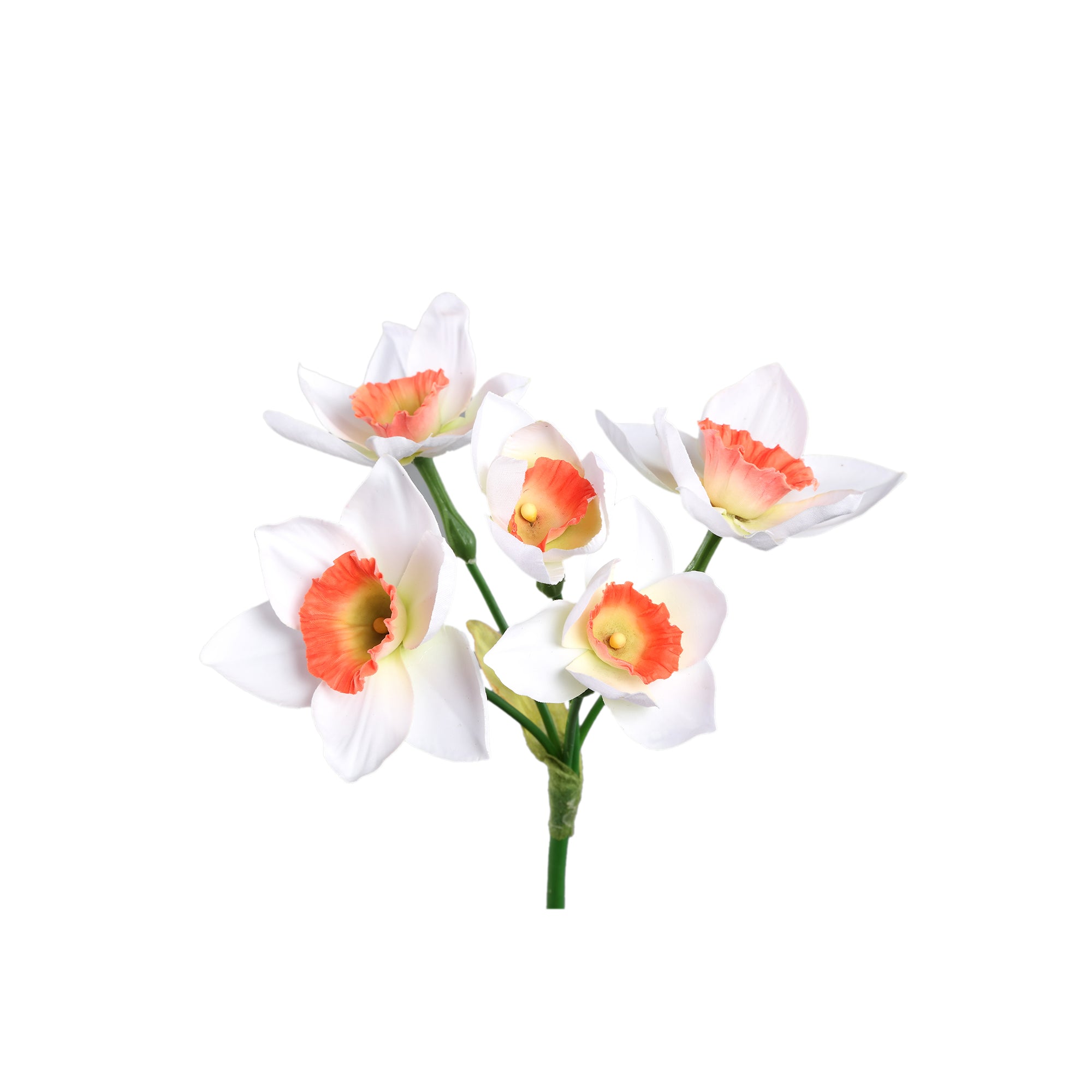 Garden Flower White daffodil spray Blanc — Fleur artificielle — vue 2 | Häus