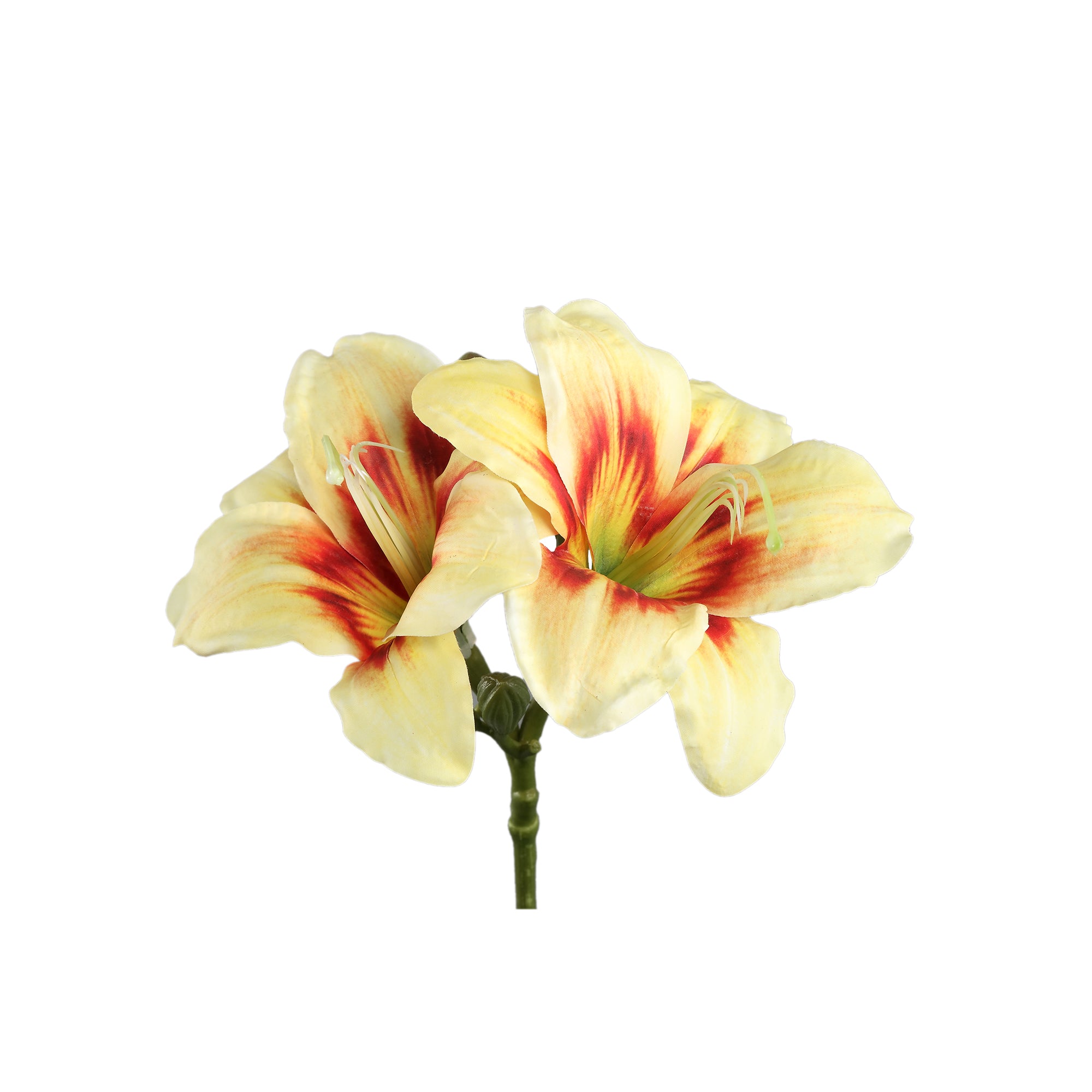 Amaryllis Flower Yellow amaryllis spray Jaune — Fleur artificielle — vue 3 | Häus