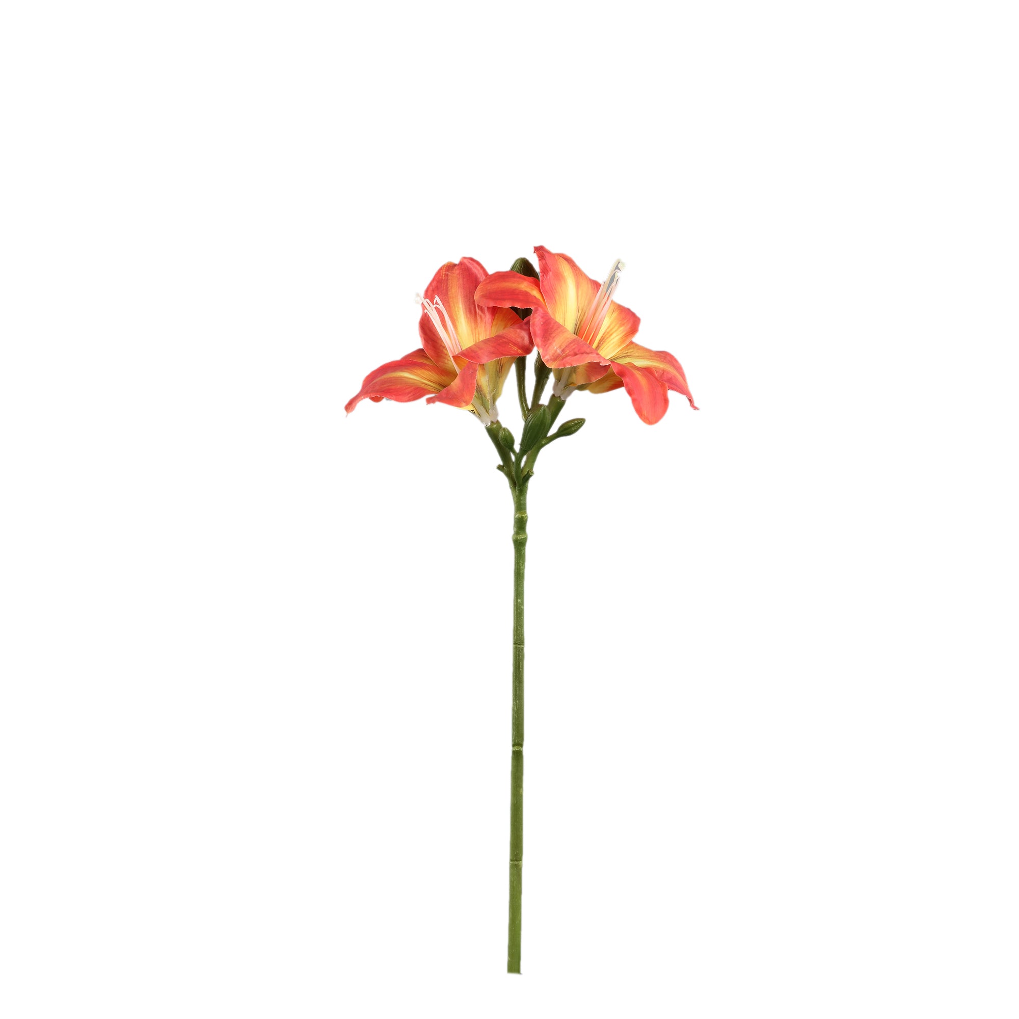 Amaryllis Flower Orange amaryllis spray Orange — Fleur artificielle — Fleur artificielle design premium | Häus
