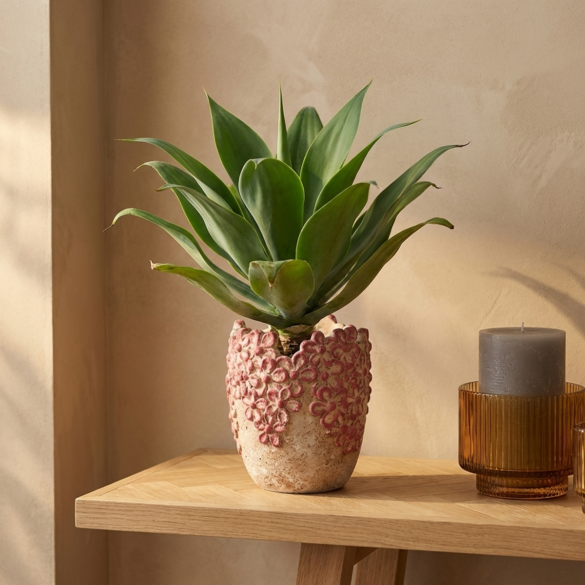 Pot Jamesina — Ciment — Photo lifestyle