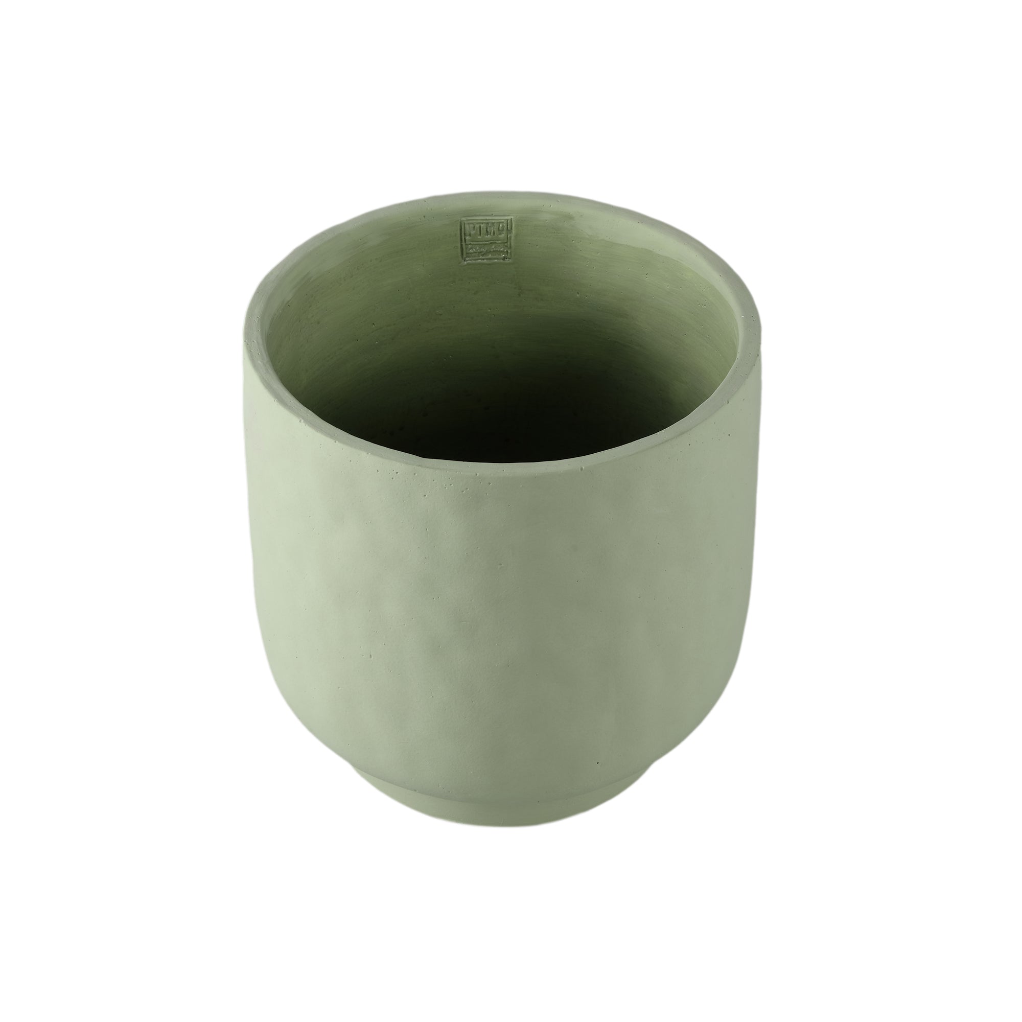 Aline Pot en ciment - Vert