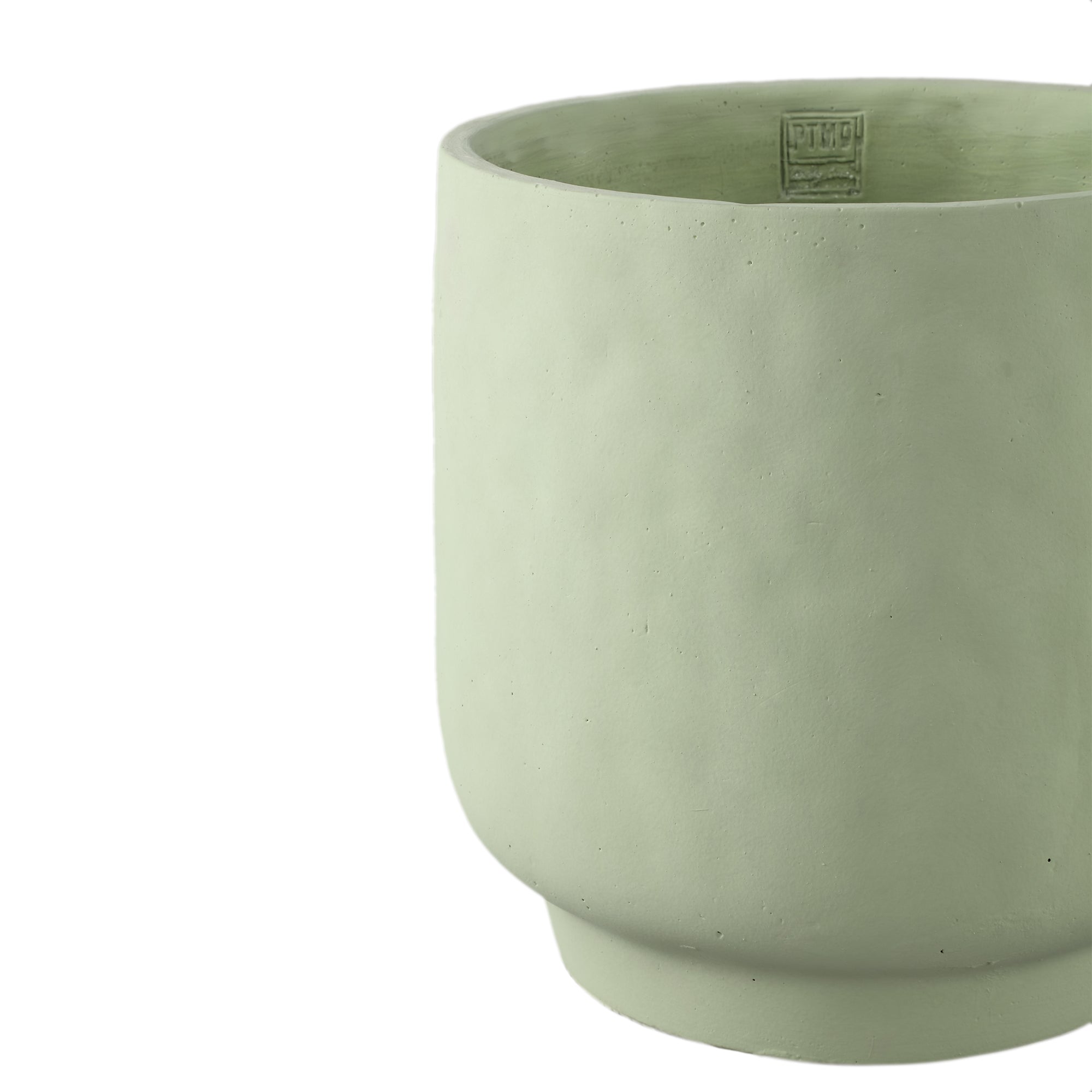 Aline Pot en ciment - Vert