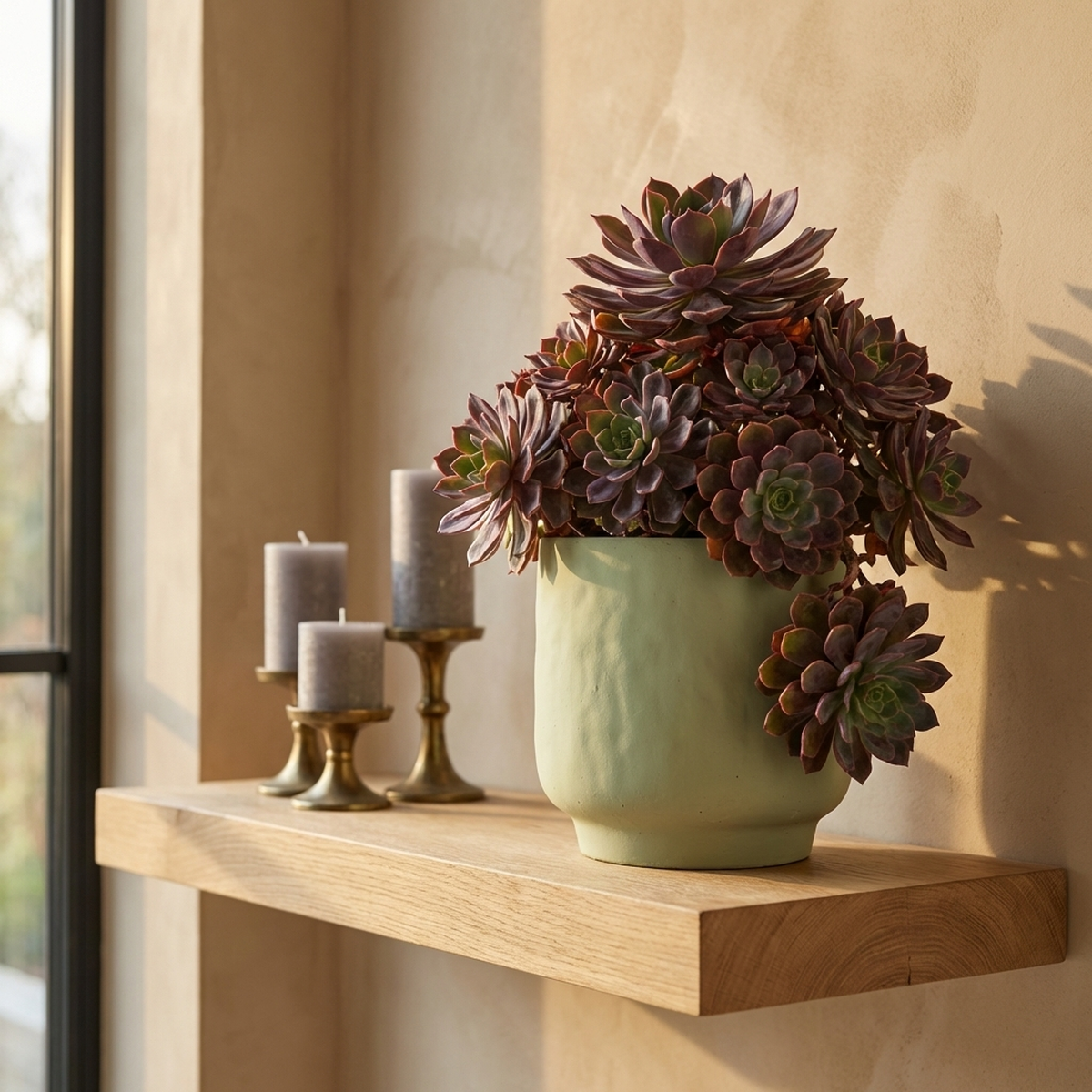 Pot Aline — Ciment — Photo lifestyle