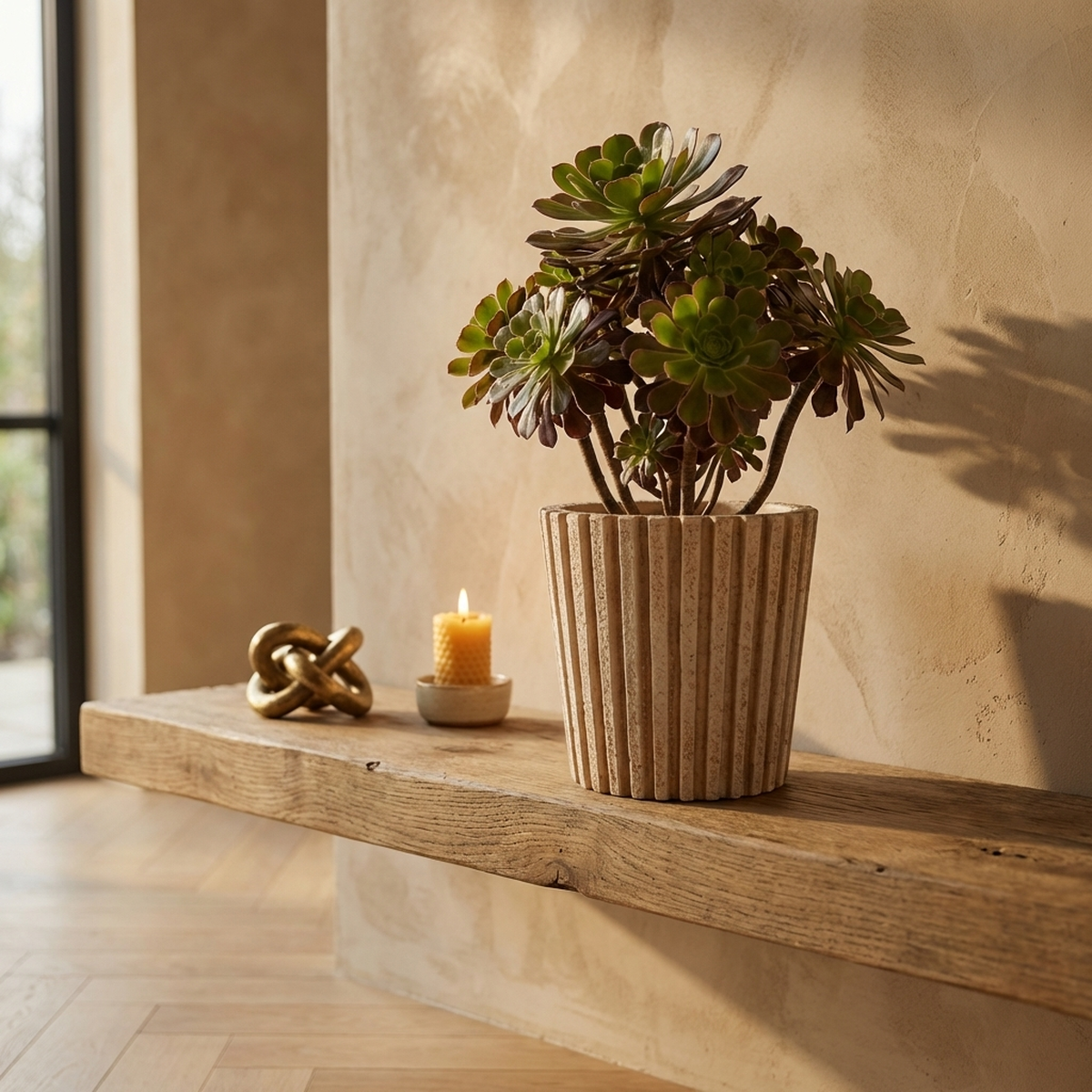 Pot Marijus — Ciment — Photo lifestyle