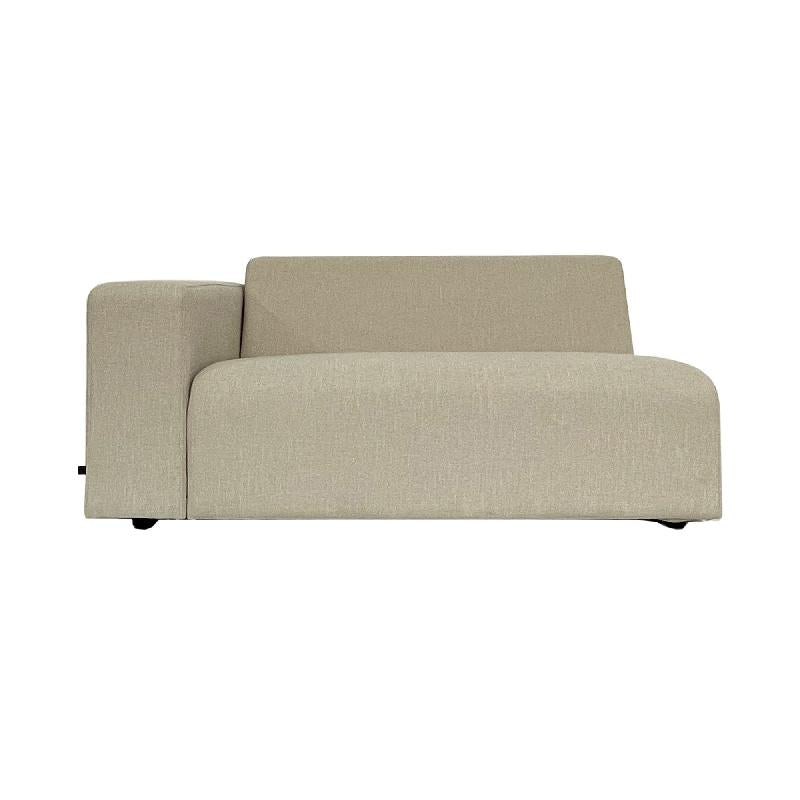 Max Sofa Beige all weather outdoor seat arm left Naturel — Mobilier extérieur — vue 2 | Häus