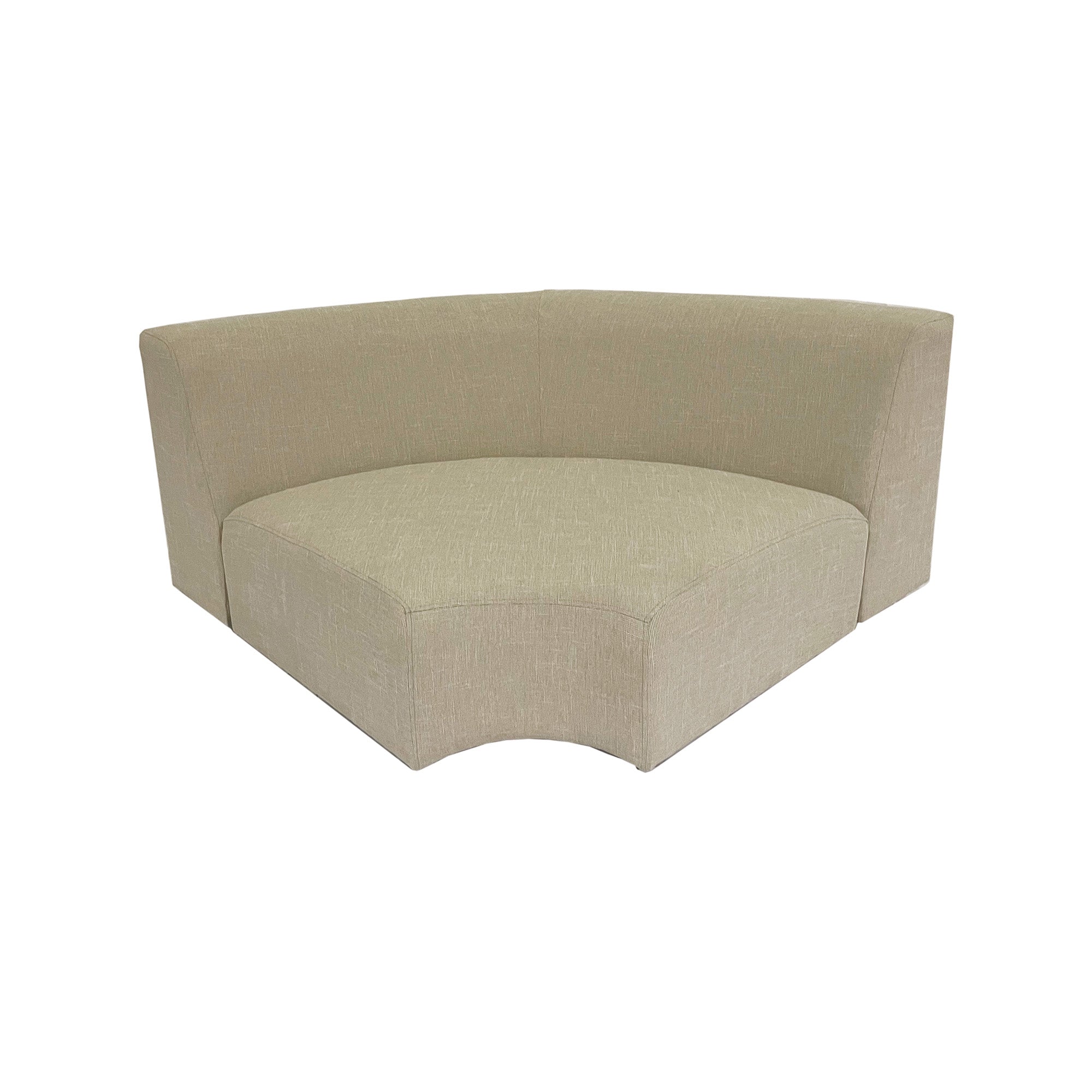 Max Sofa Beige all weather outdoor round corner Naturel — Mobilier extérieur — Mobilier extérieur design premium | Häus