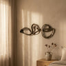 Neven Gold casted alu metal swirl wall panel L
