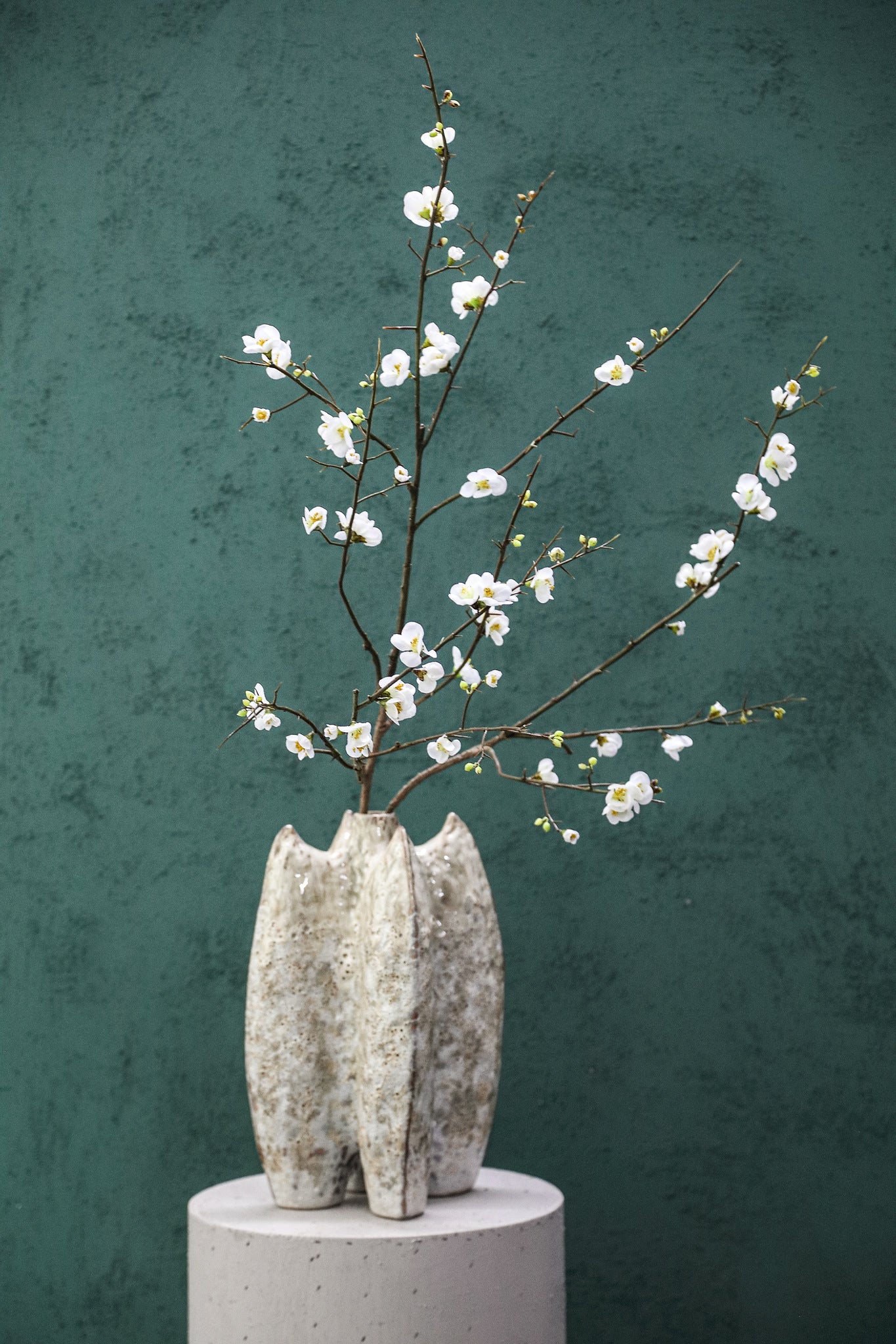 Blossom Flower White cherry blossom L Blanc — Fleur artificielle — vue 3 | Häus