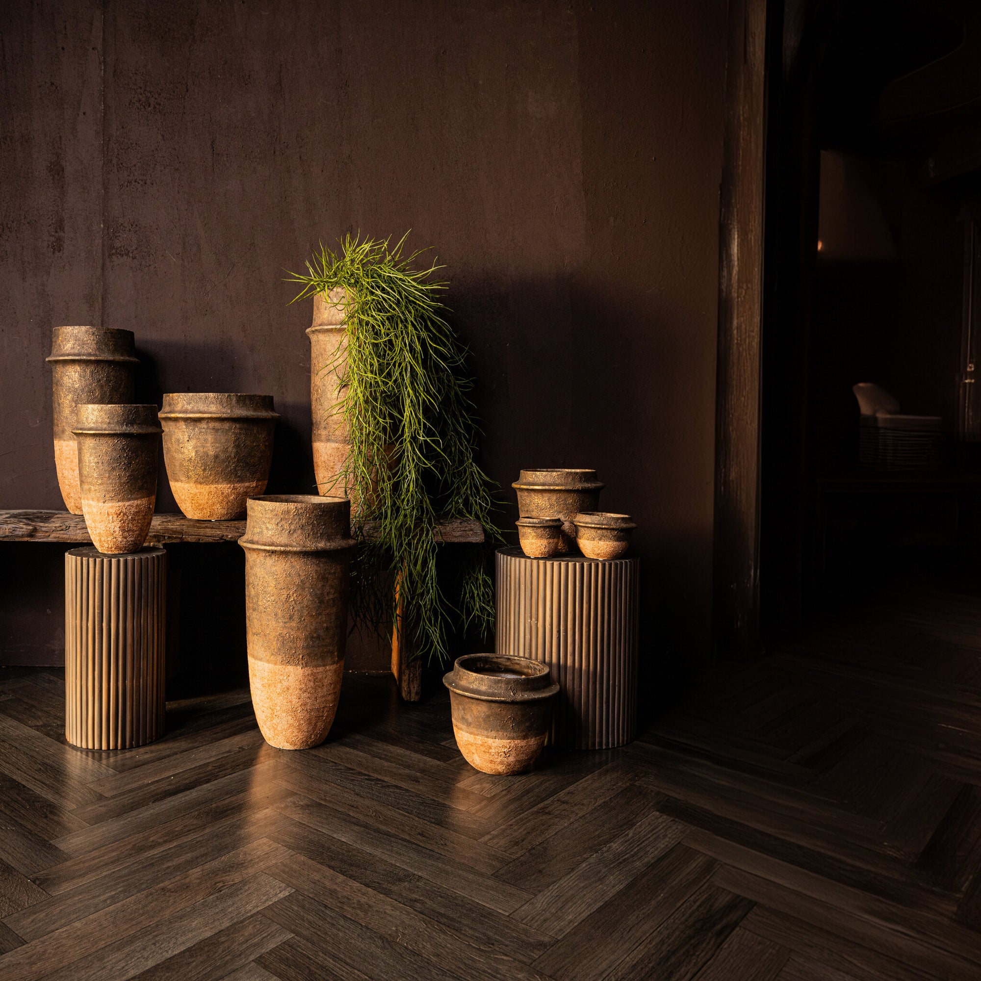 Christenee Pot en ciment - Grey