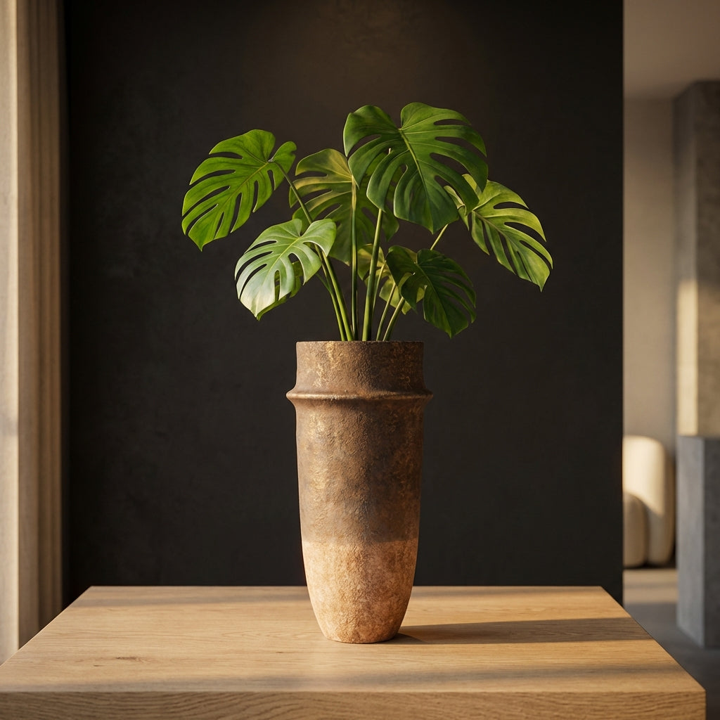 Christenee Pot en ciment - L (24x24x50 cm)