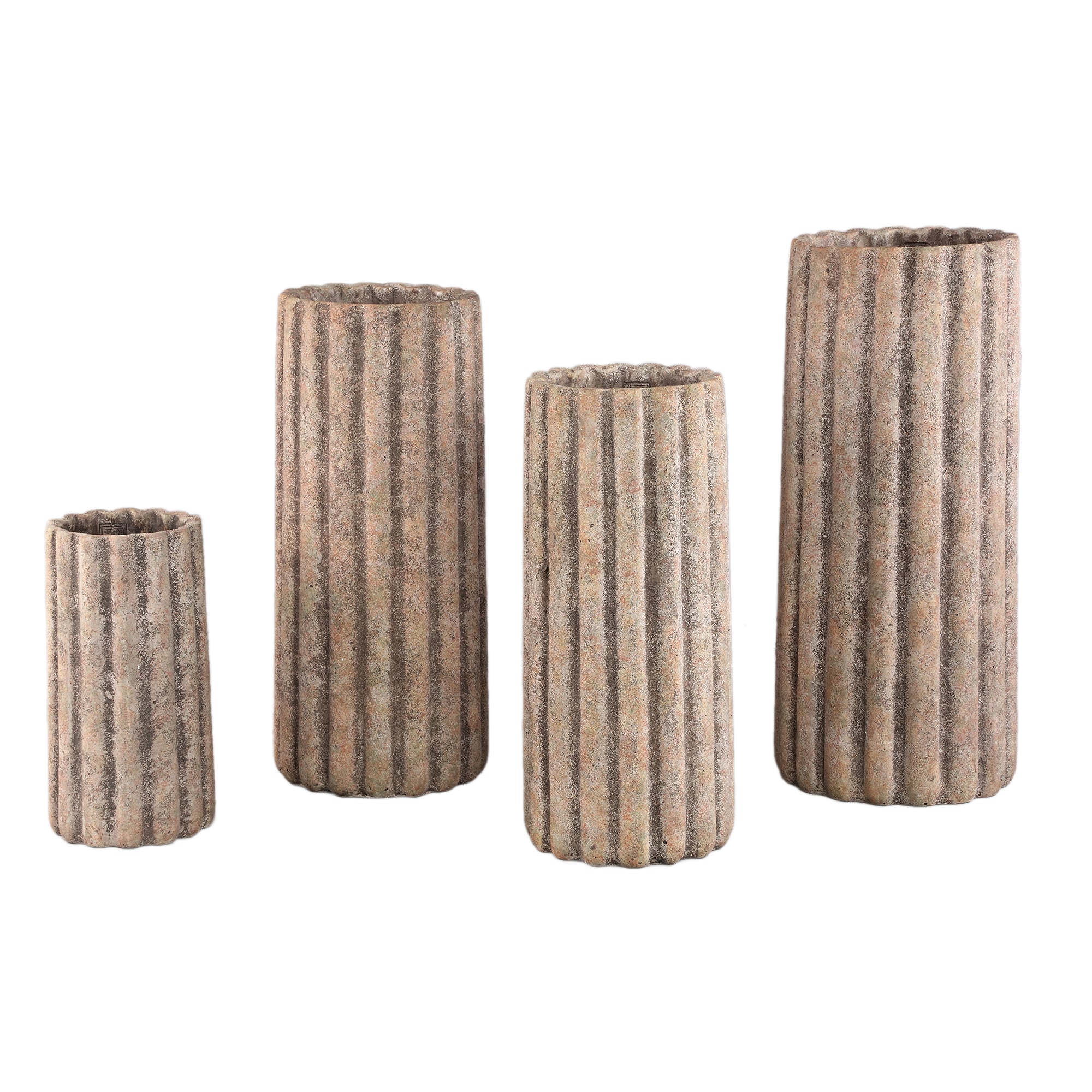 Jaydean Pot en ciment - L (24x24x55 cm)