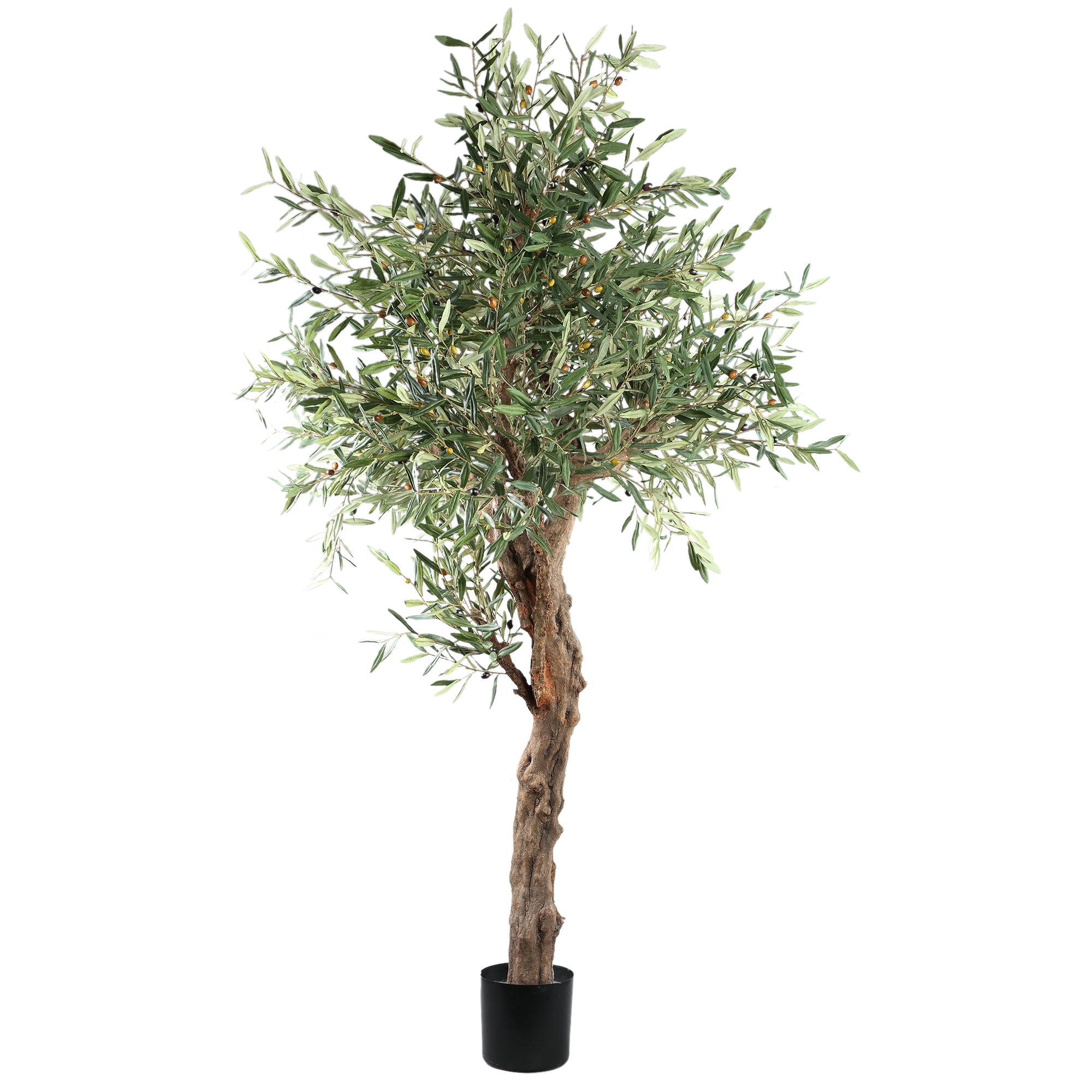 Tree Green Olive tree in pot 210cm Vert — Plante artificielle — Plante artificielle design premium | Häus