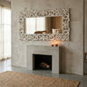 Morrigan White poly classical mirror rectangle