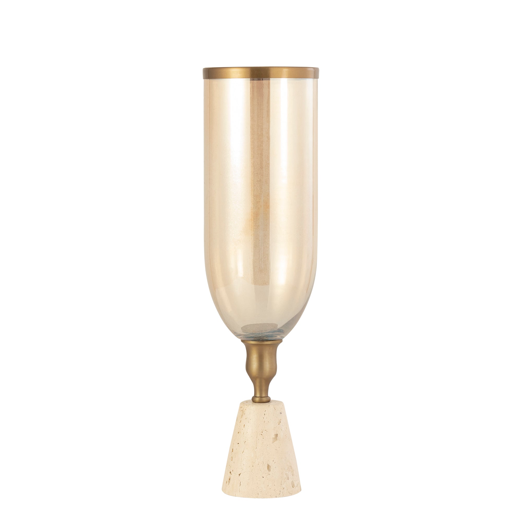 Tadh Bougeoirs en verre - Or