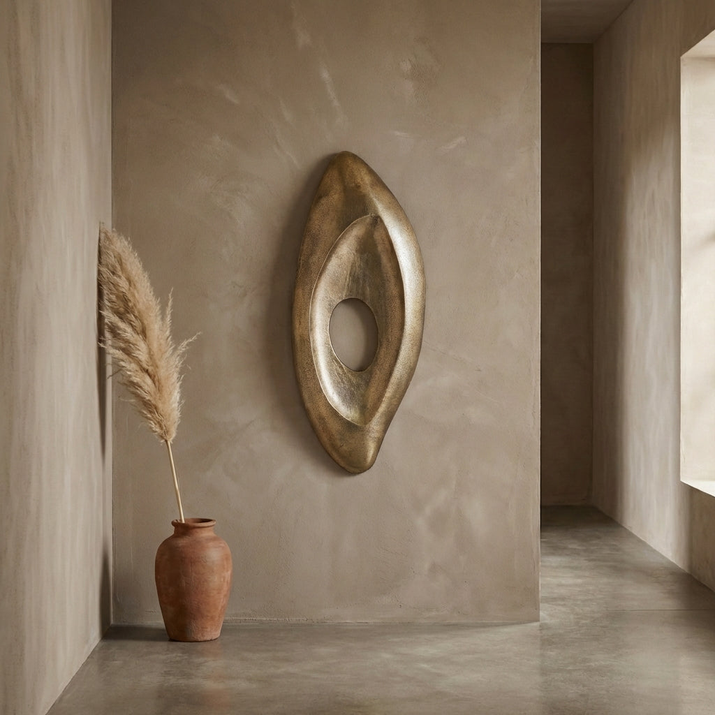 Kellaine Brass casted alu wall panel large