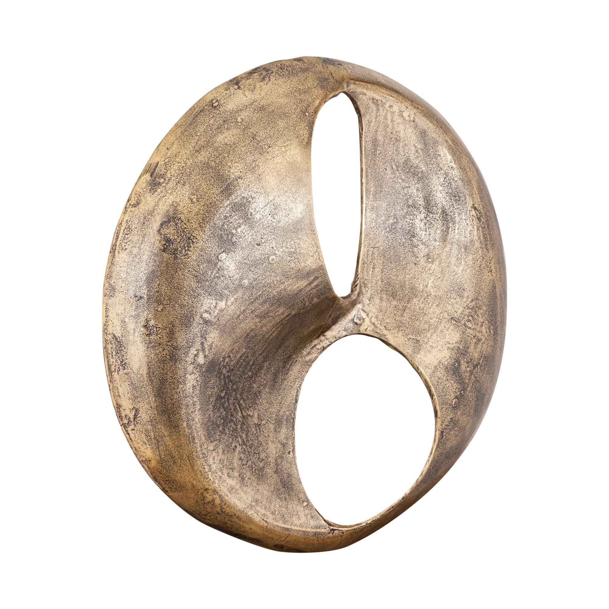 Deuie Brass casted alu wall panel rounded large