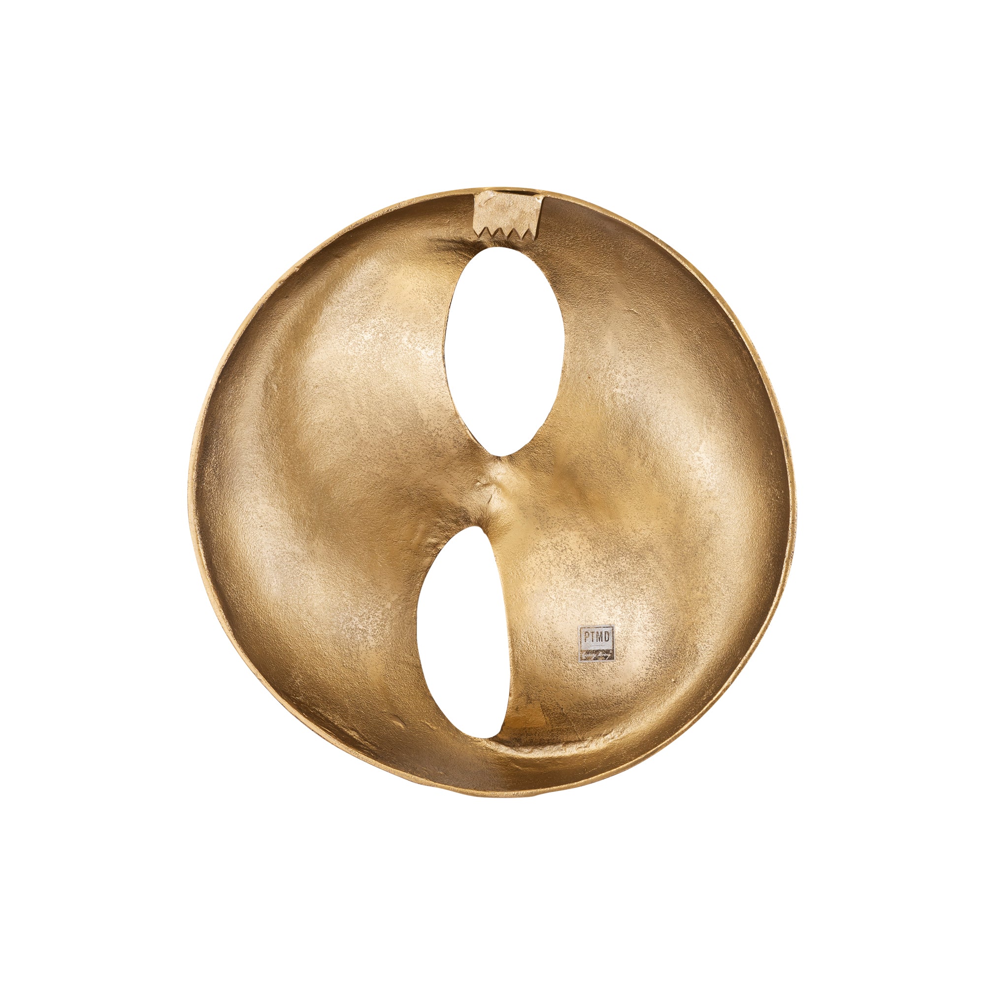 Deuie Brass casted alu wall panel rounded small