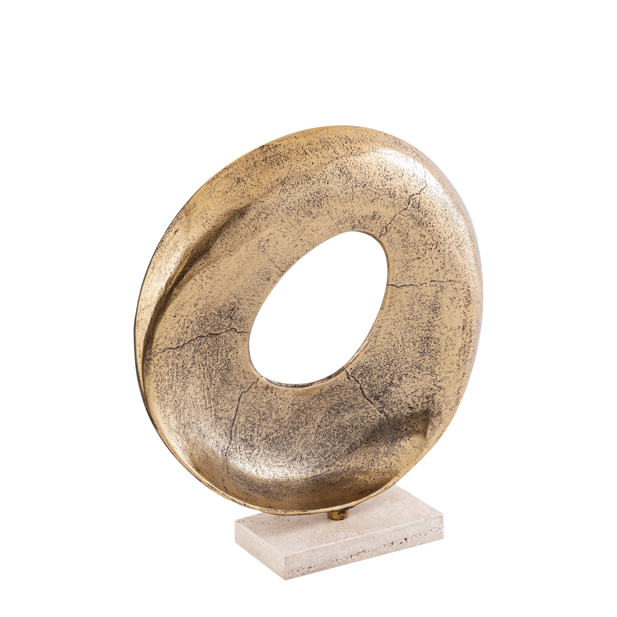 Daweson Brass casted alu statue open round