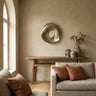 Daweson Gold casted alu wall panel open round S