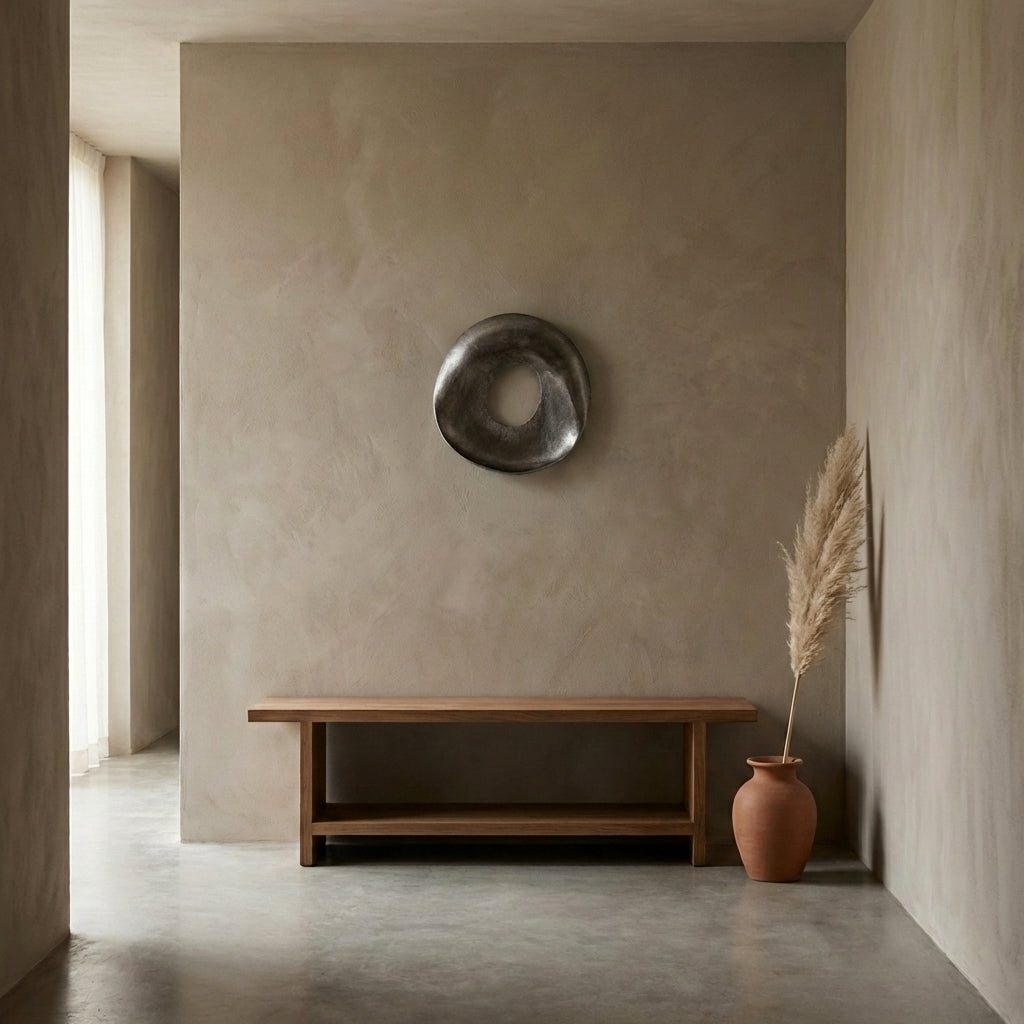 Daweson Nickel casted alu wall panel open round S