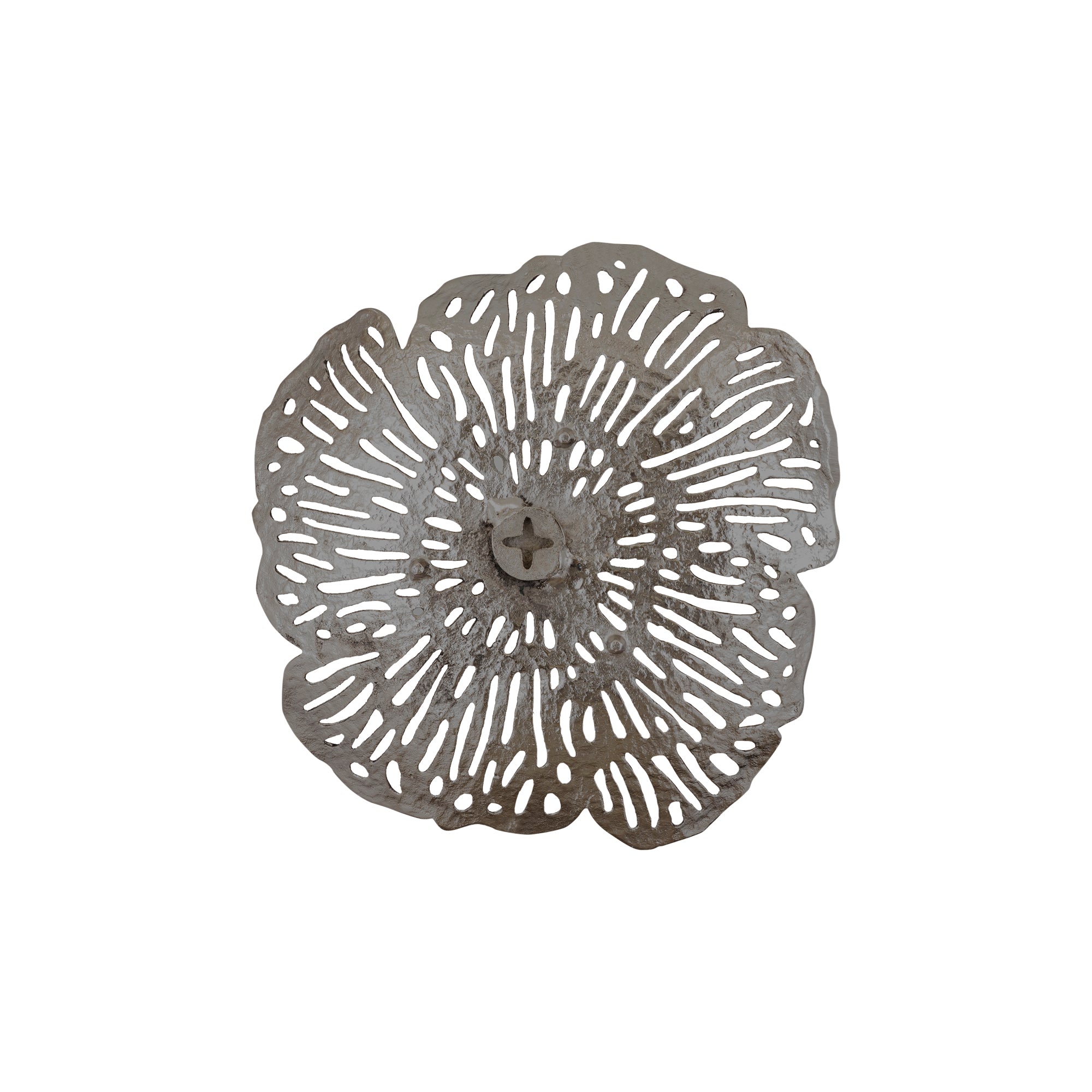 Ryhann Nickel casted alu flower wall deco bowl M