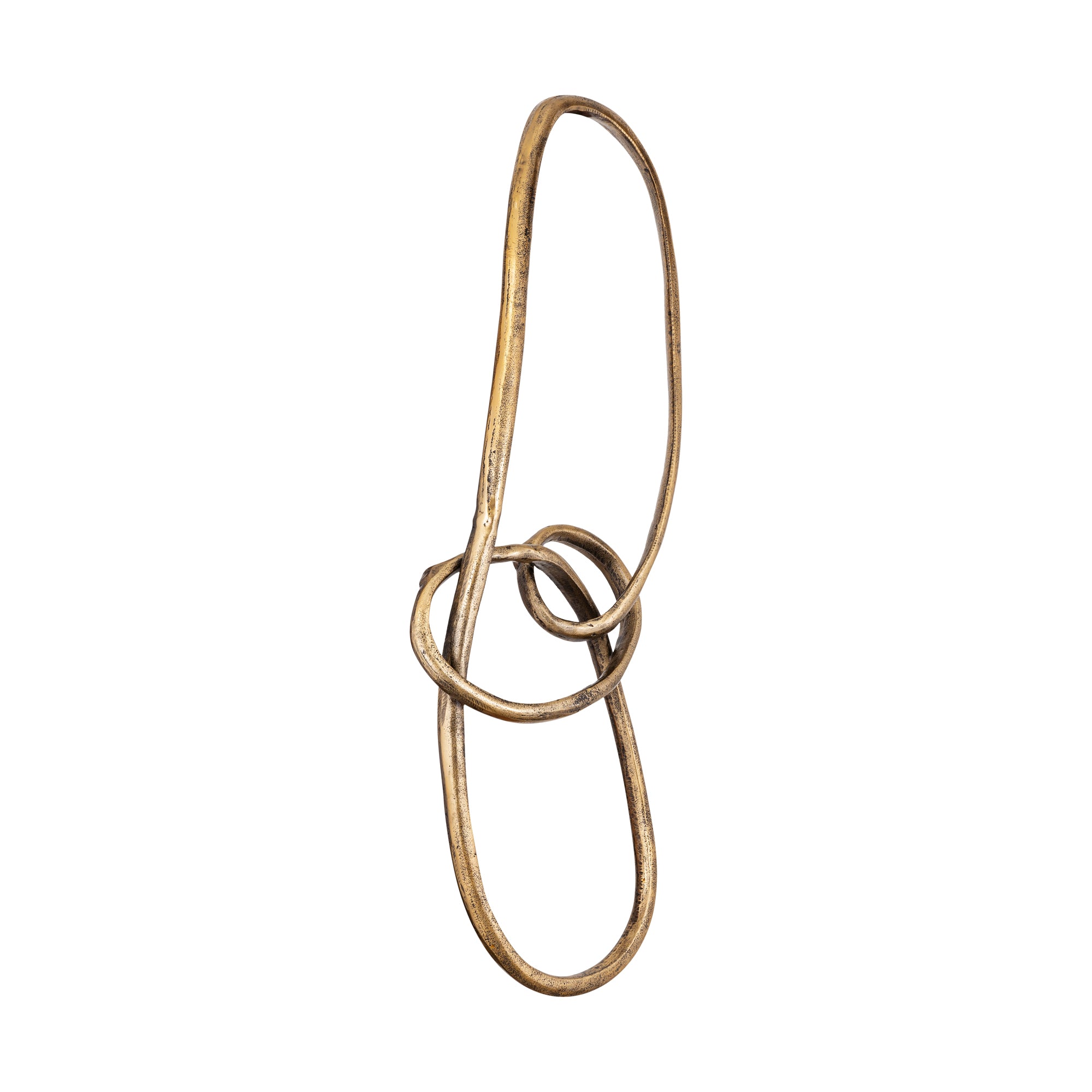 Wun Brass casted alu knot wall decoration oval