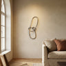 Wun Nickel casted alu knot wall decoration oval