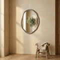Miroir Paislie — Nickel Organique Rond