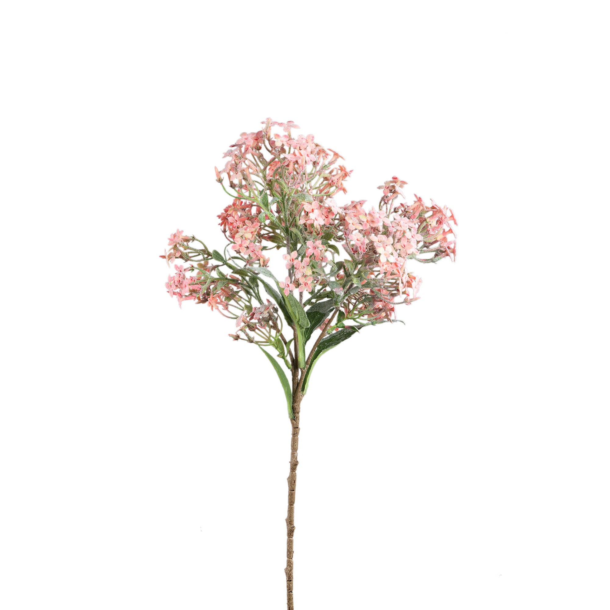 Dried Twig Pink little flower spray with leaves Rose — Branche artificielle — Branche artificielle design premium | Häus