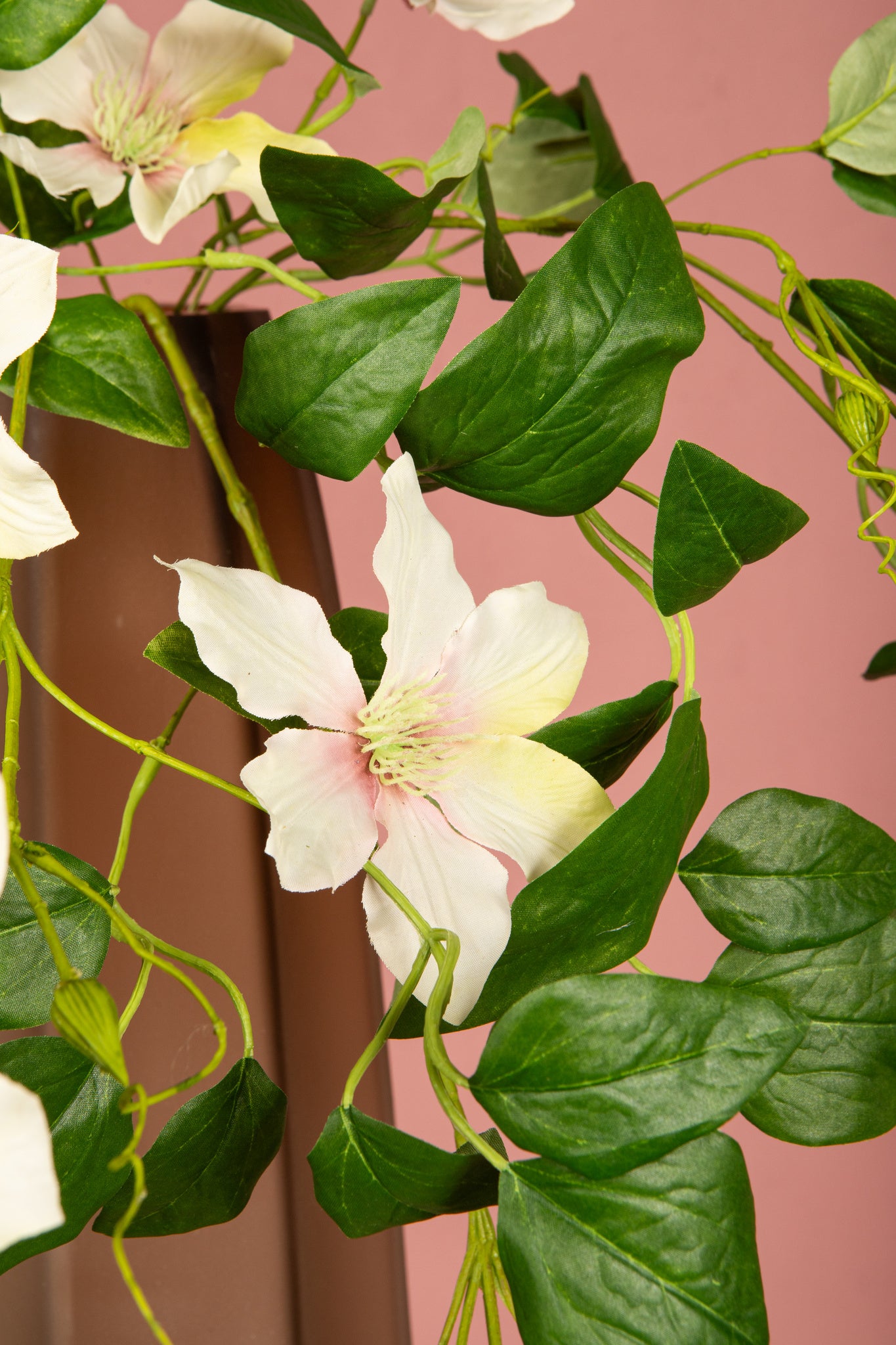 Garden Flower White clematis spray Blanc — Fleur artificielle — vue 3 | Häus