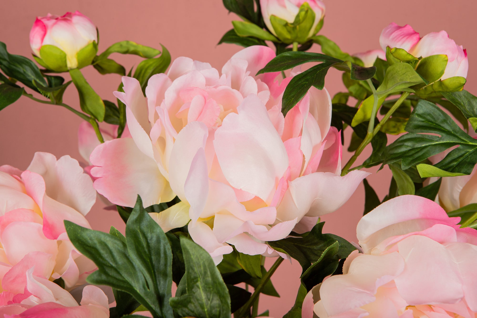 Peony Flower Pink peony spray with bud Rose — Fleur artificielle — vue 3 | Häus