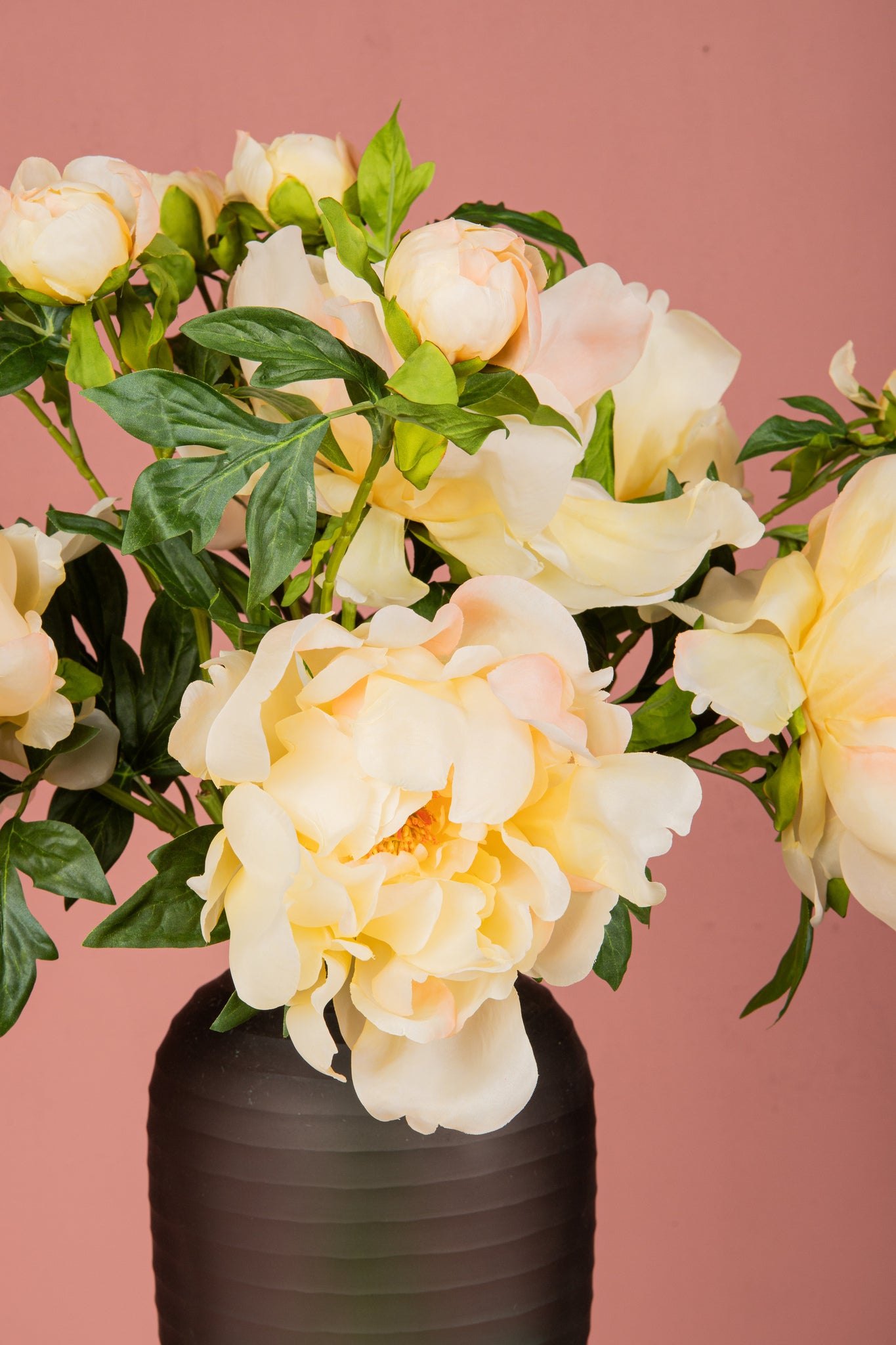Peony Flower Sand peony spray with bud Sand — Fleur artificielle — vue 3 | Häus
