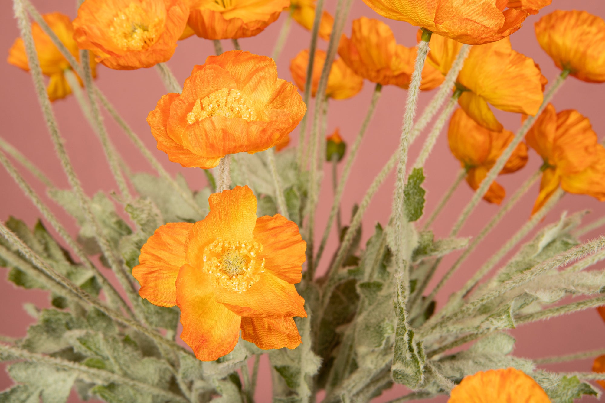 Poppy Flower Orange poppy spray Orange — Fleur artificielle — vue 2 | Häus