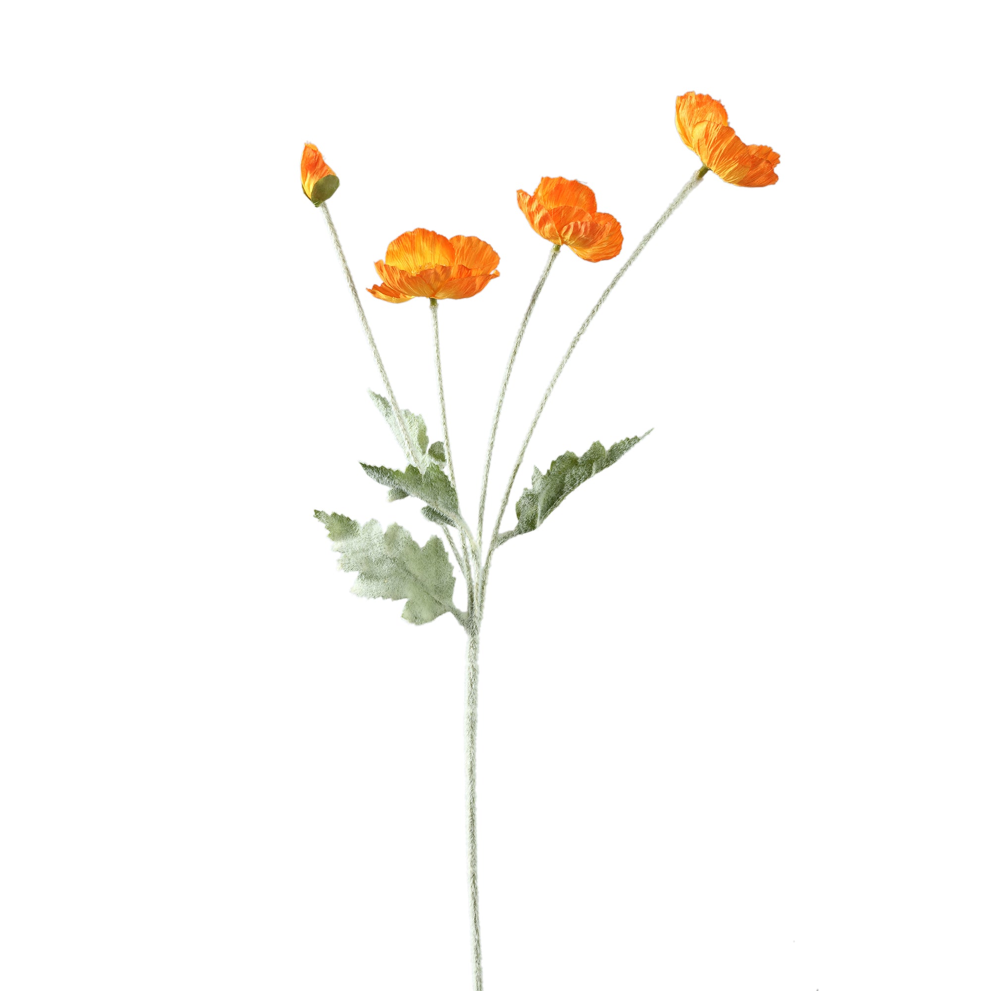 Poppy Flower Orange poppy spray Orange — Fleur artificielle — Fleur artificielle design premium | Häus