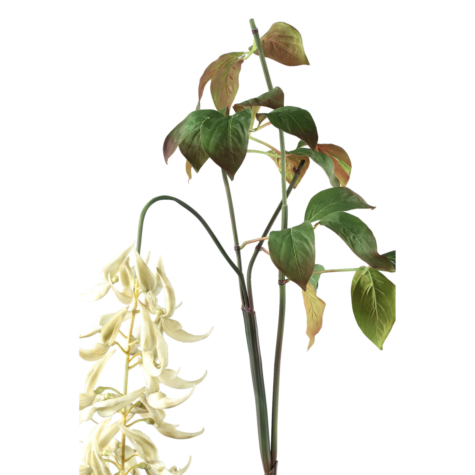 Leaves Plant White strongylondon spray Blanc — Feuille artificielle — vue 2 | Häus