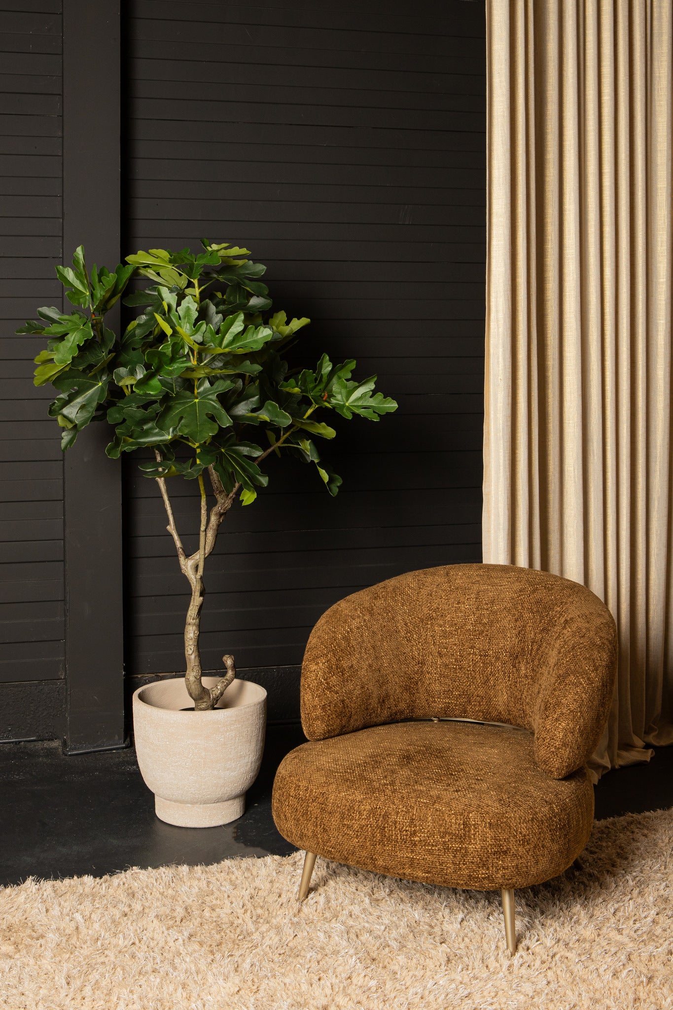 Tree Green fig tree in pot L Vert — Plante artificielle — vue 3 | Häus