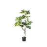 Tree Green fig tree in pot S Vert — Plante artificielle