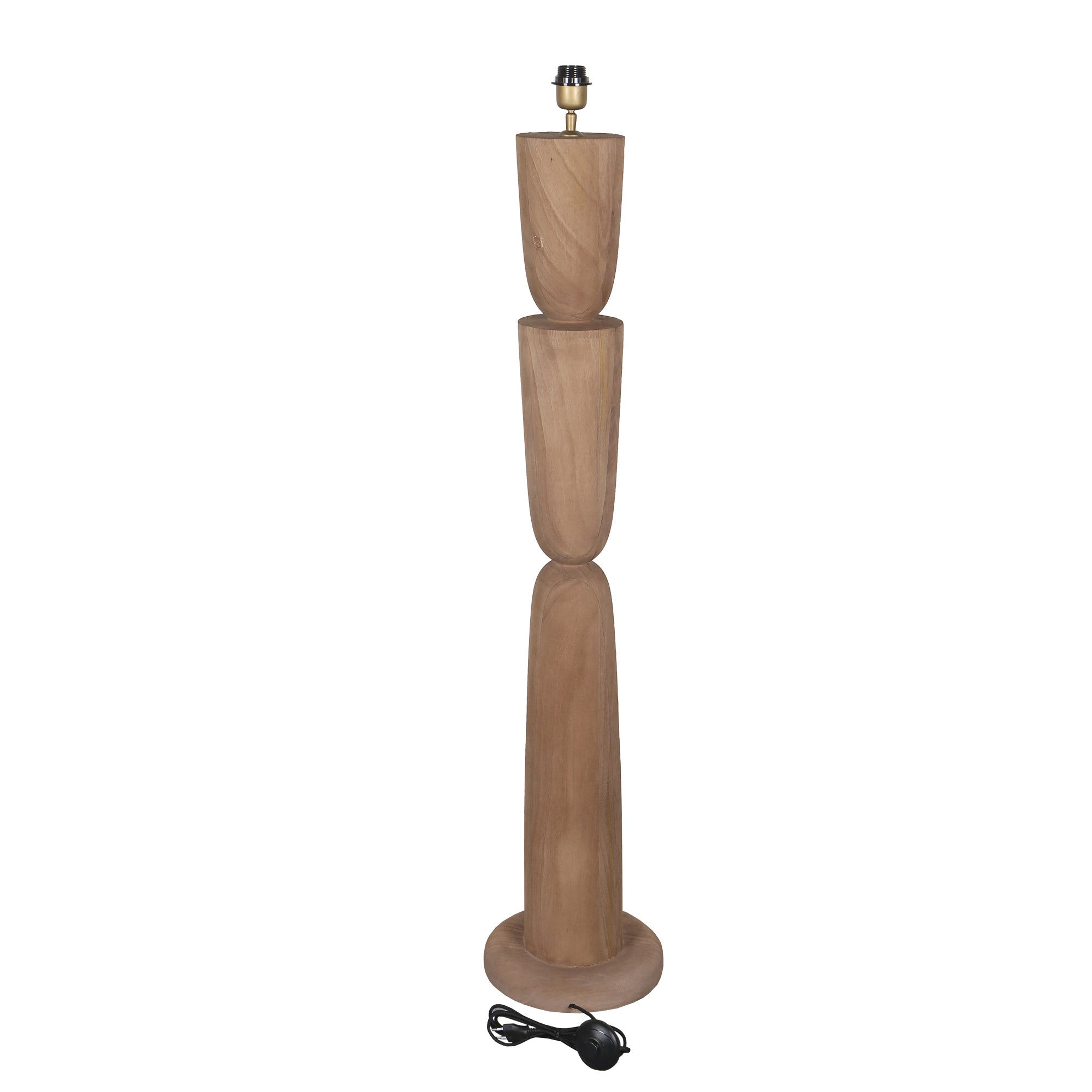 Lorinne Lampadaires en bois - Naturel