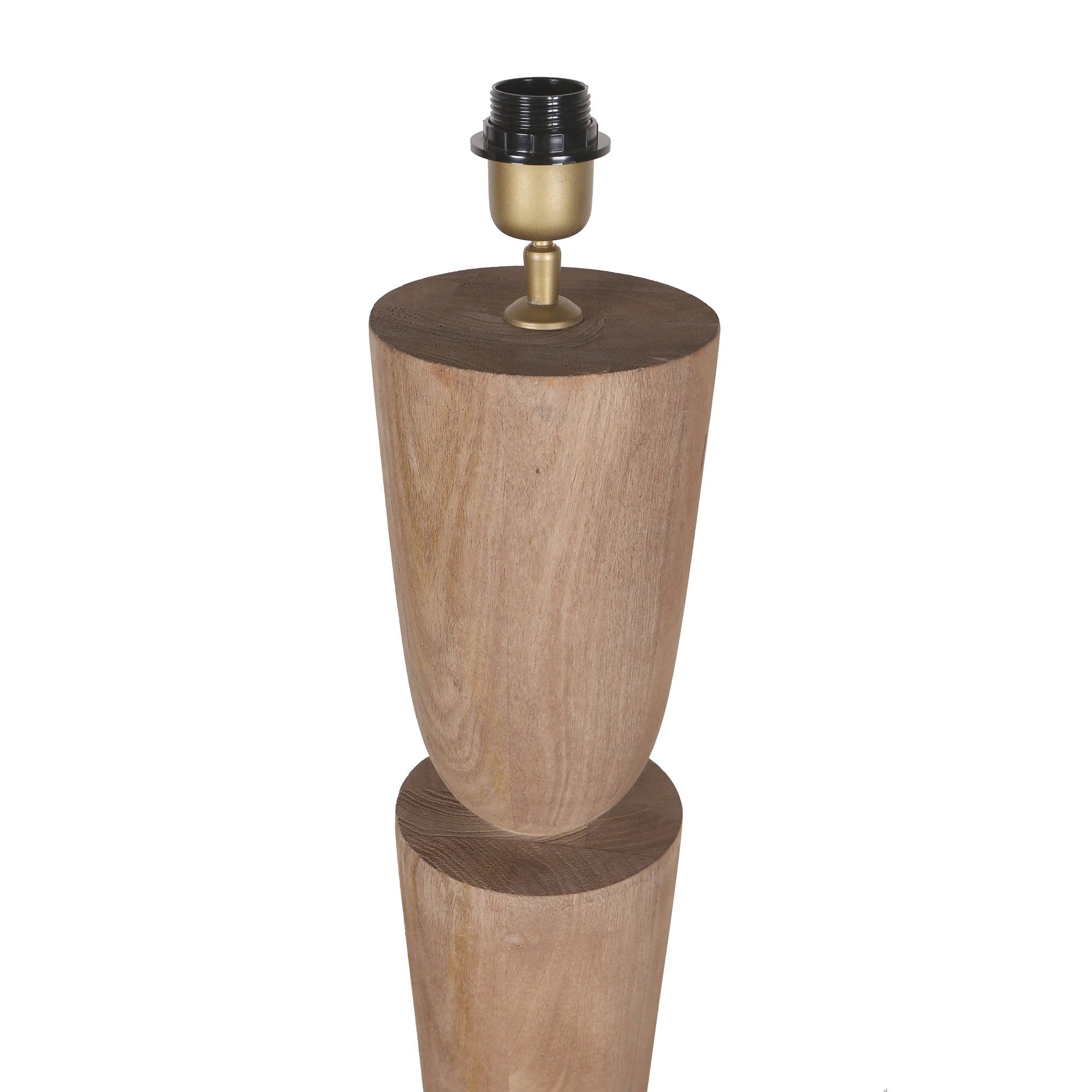 Lorinne Lampadaires en bois - Naturel