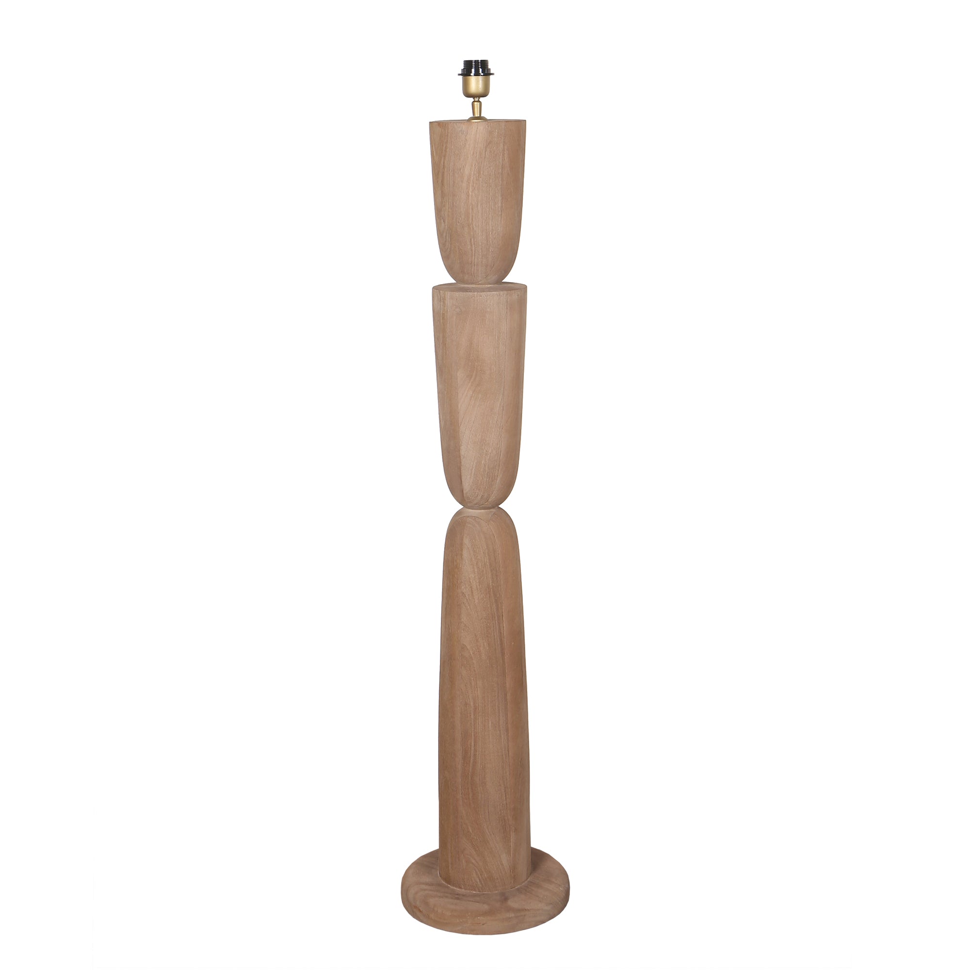 Lorinne Lampadaires en bois - Naturel