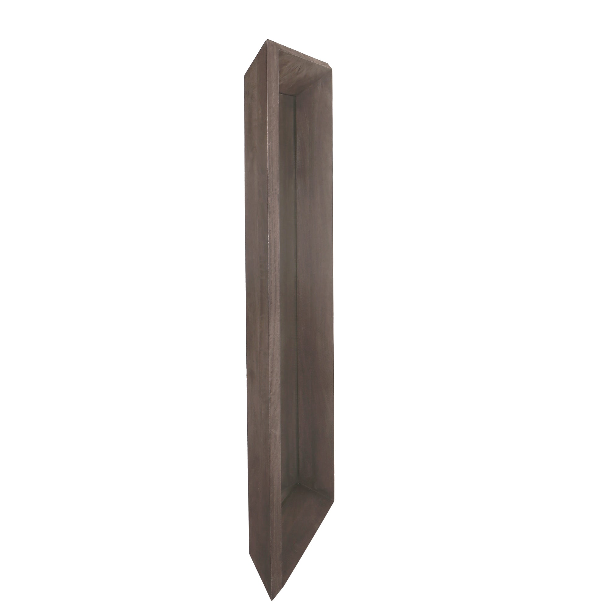 Nicka Brown mango wood rectangle mirror S