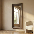Miroir Nicka — Marron Bois de Manguier Rectangulaire S