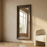 Nicka Brown mango wood rectangle mirror S