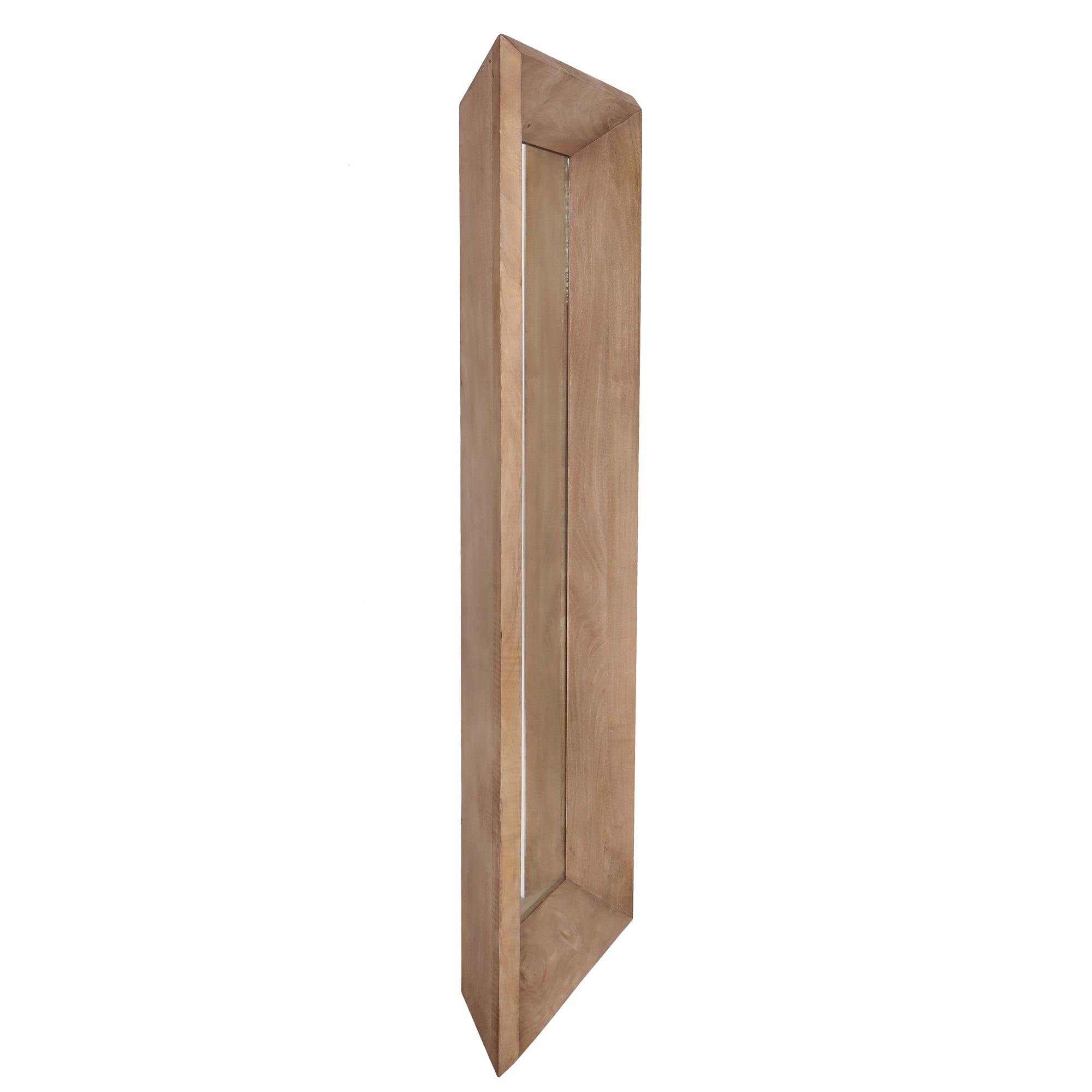 Nicka Natural mango wood rectangle mirror S