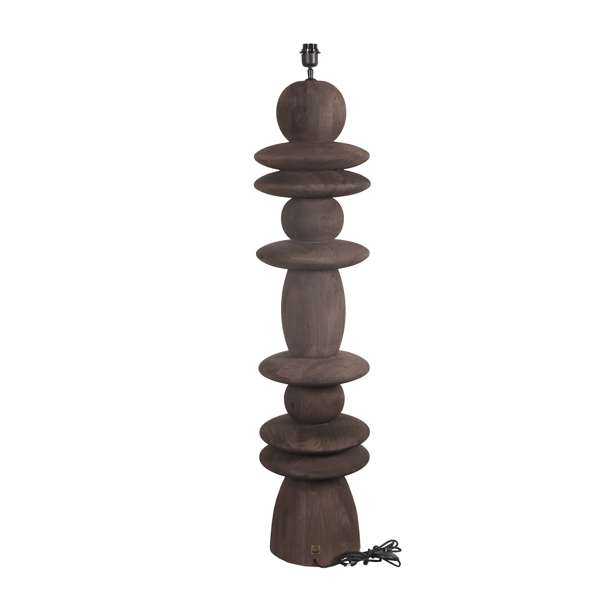 Callain Lampadaires en bois - Marron